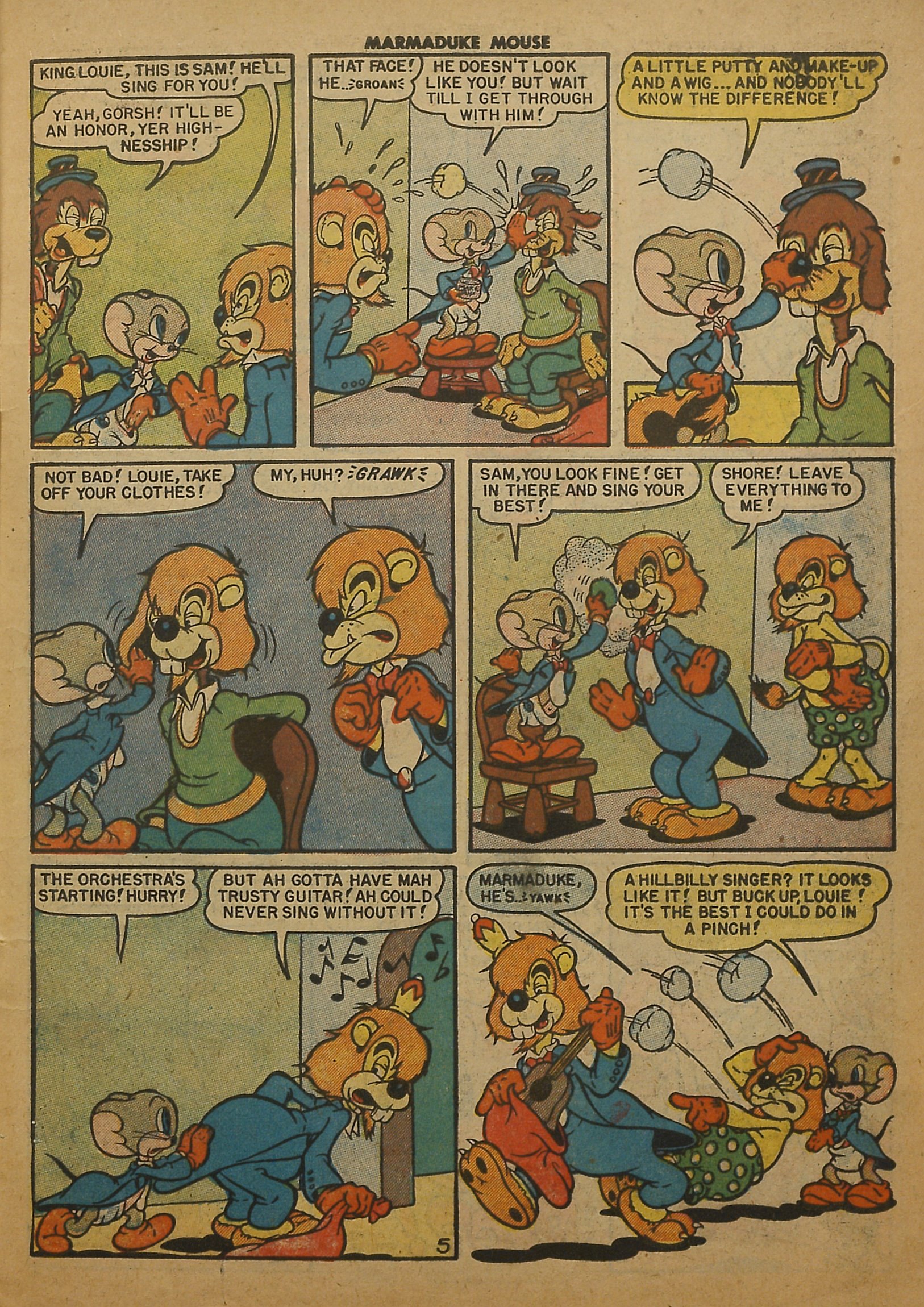 Read online Marmaduke Mouse comic -  Issue #18 - 7