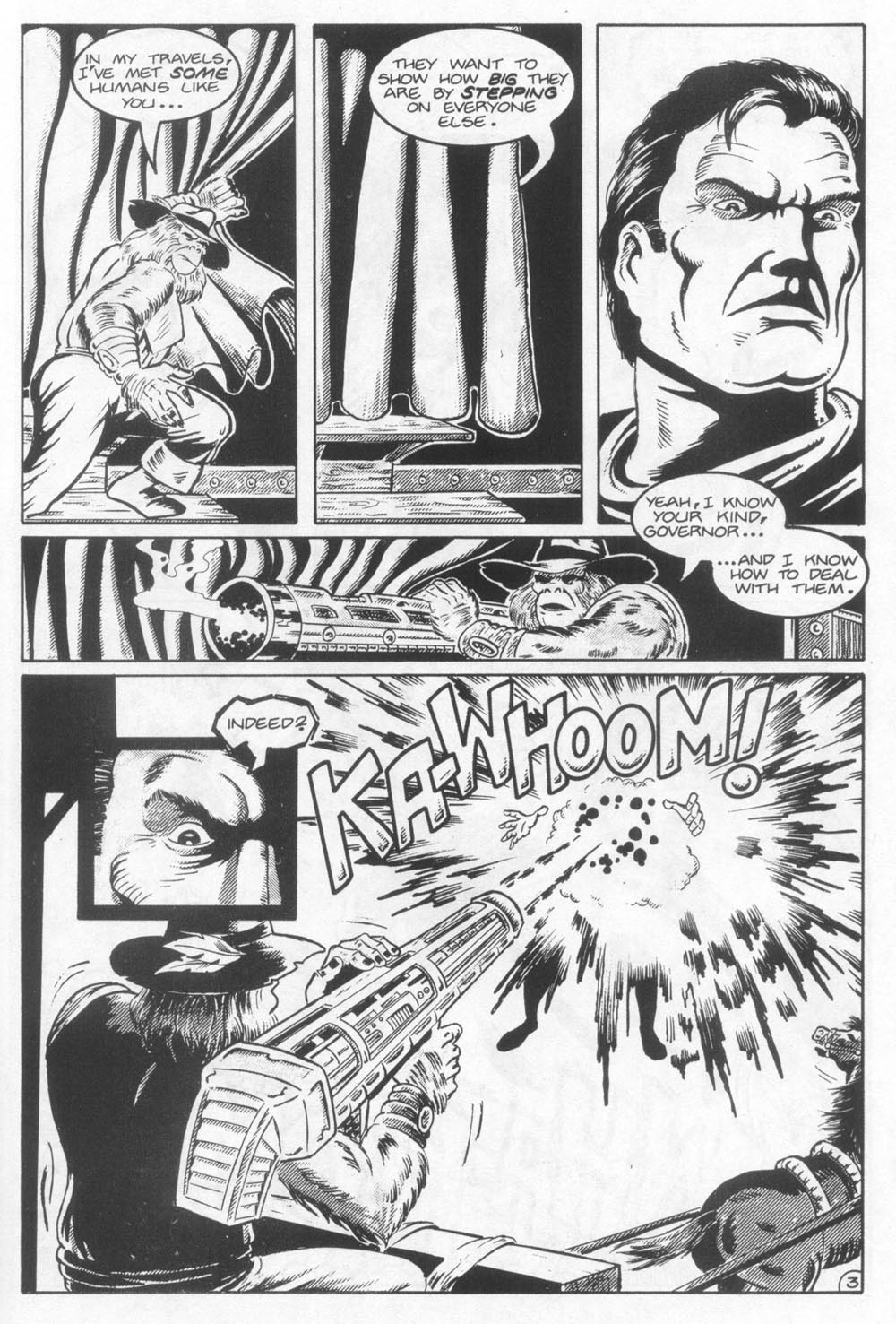 Read online Planet of the Apes (1990) comic -  Issue #22 - 5