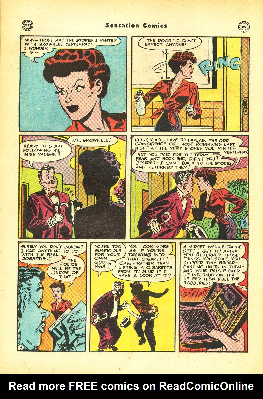 Read online Sensation (Mystery) Comics comic -  Issue #86 - 20