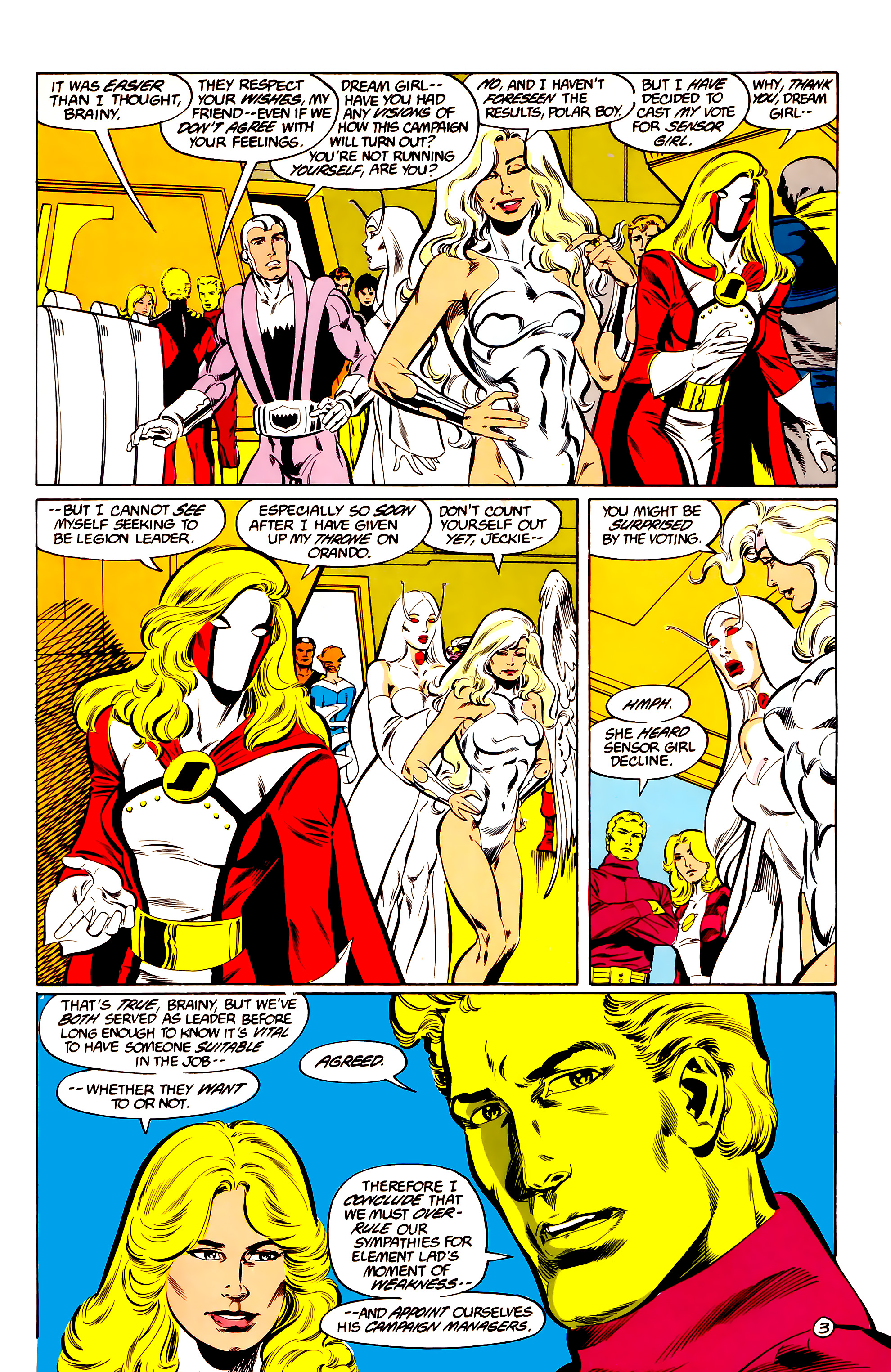 Read online Legion of Super-Heroes (1984) comic -  Issue #36 - 4