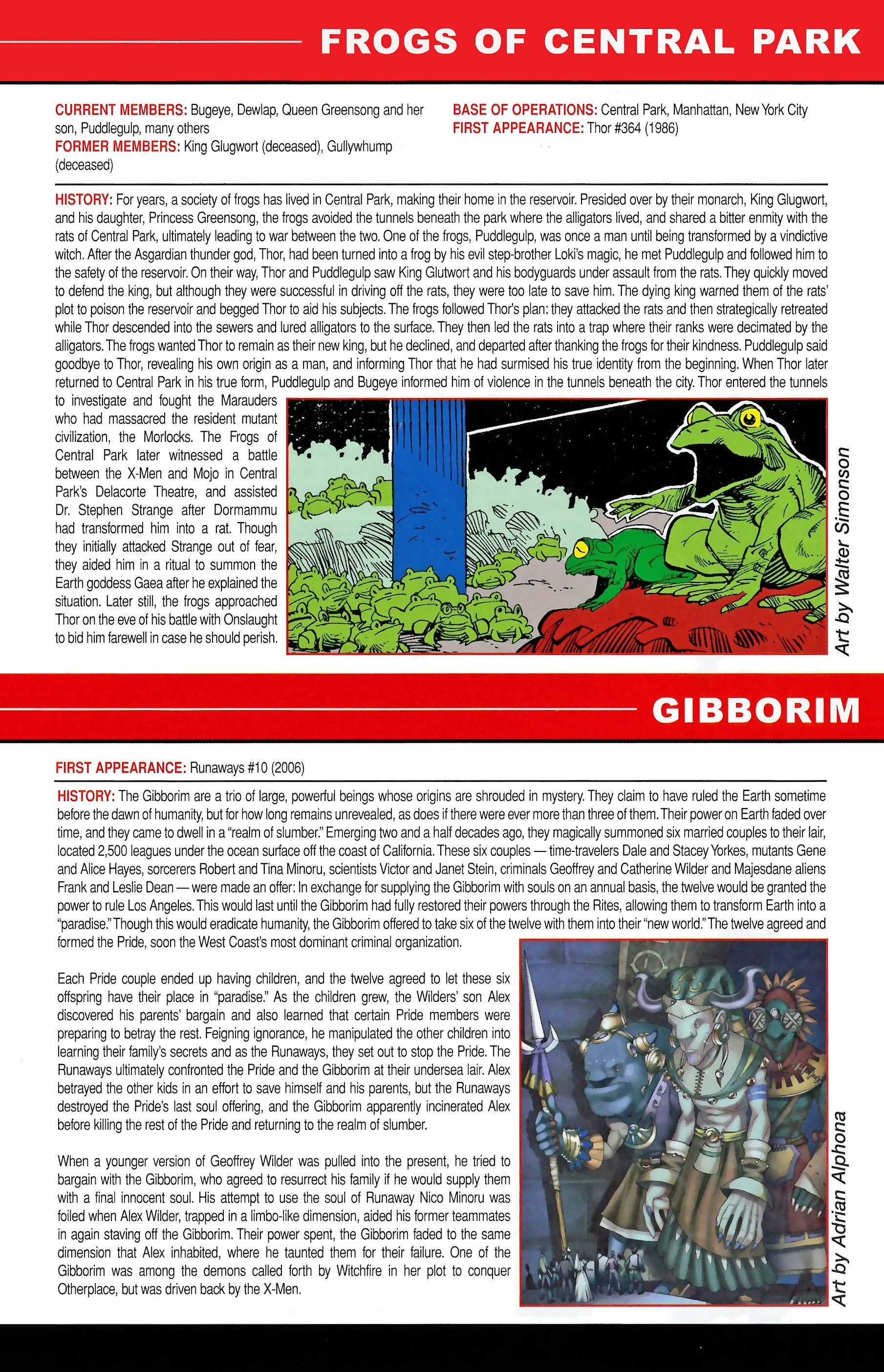 Read online Official Handbook of the Marvel Universe A to Z comic -  Issue # TPB 14 (Part 2) - 109