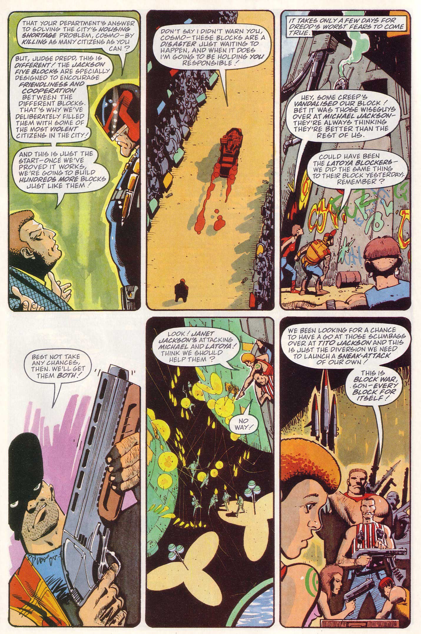 Read online Judge Dredd Lawman of the Future comic -  Issue #9 - 22