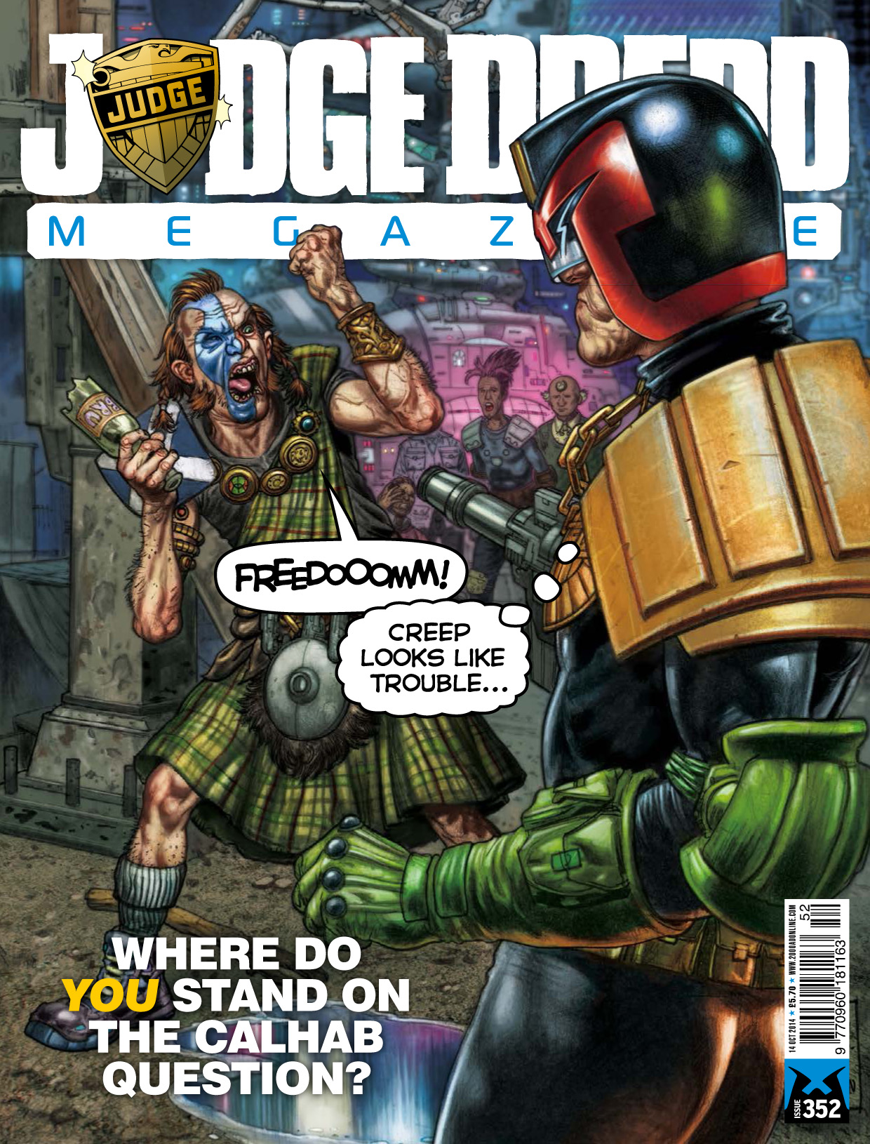 Read online Judge Dredd Megazine (Vol. 5) comic -  Issue #352 - 1