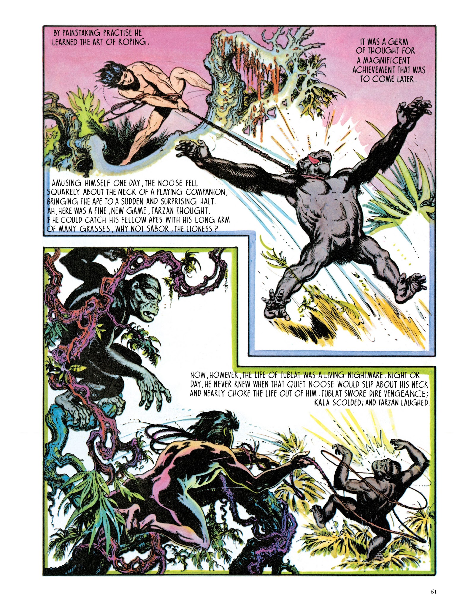 Read online Edgar Rice Burroughs' Tarzan: Burne Hogarth's Lord of the Jungle comic -  Issue # TPB - 63