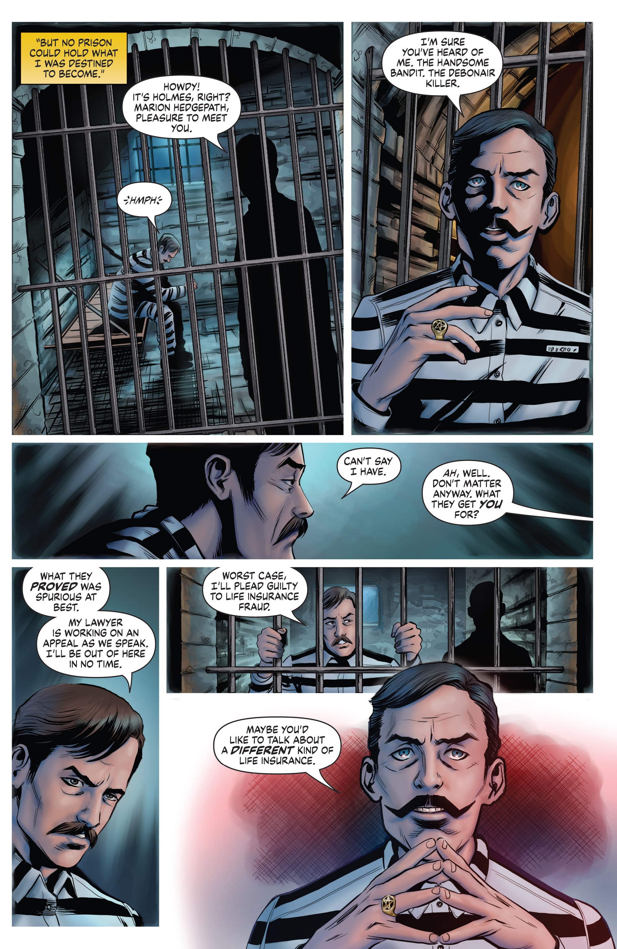 Read online Grimm Tales of Terror Quarterly: H.H. Holmes comic -  Issue # Full - 62