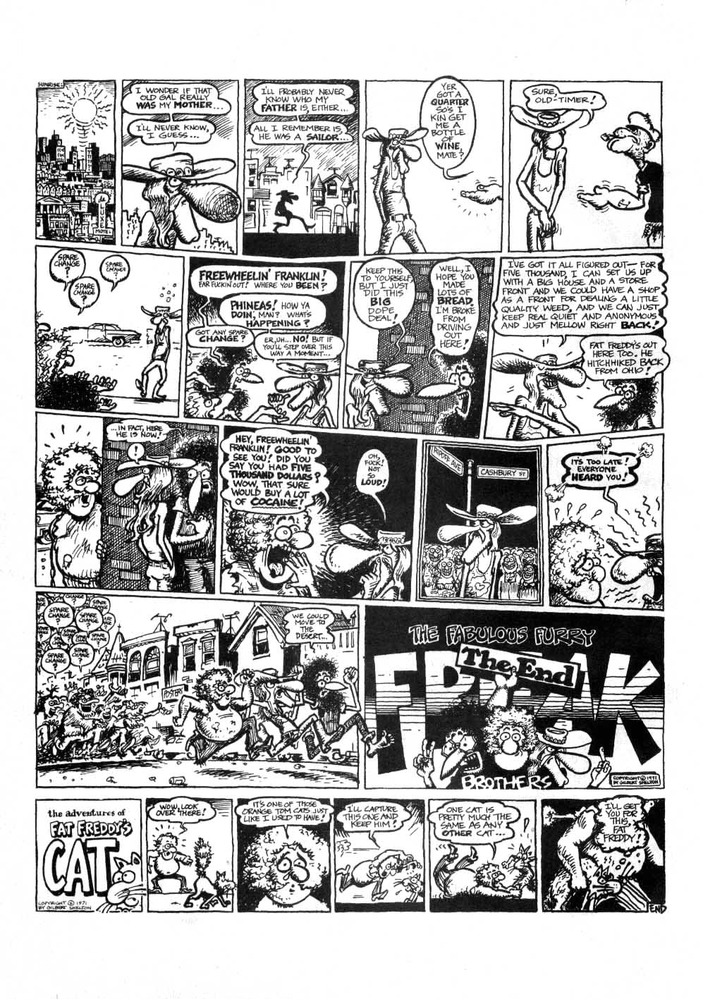 Read online The Fabulous Furry Freak Brothers comic -  Issue #2 - 50
