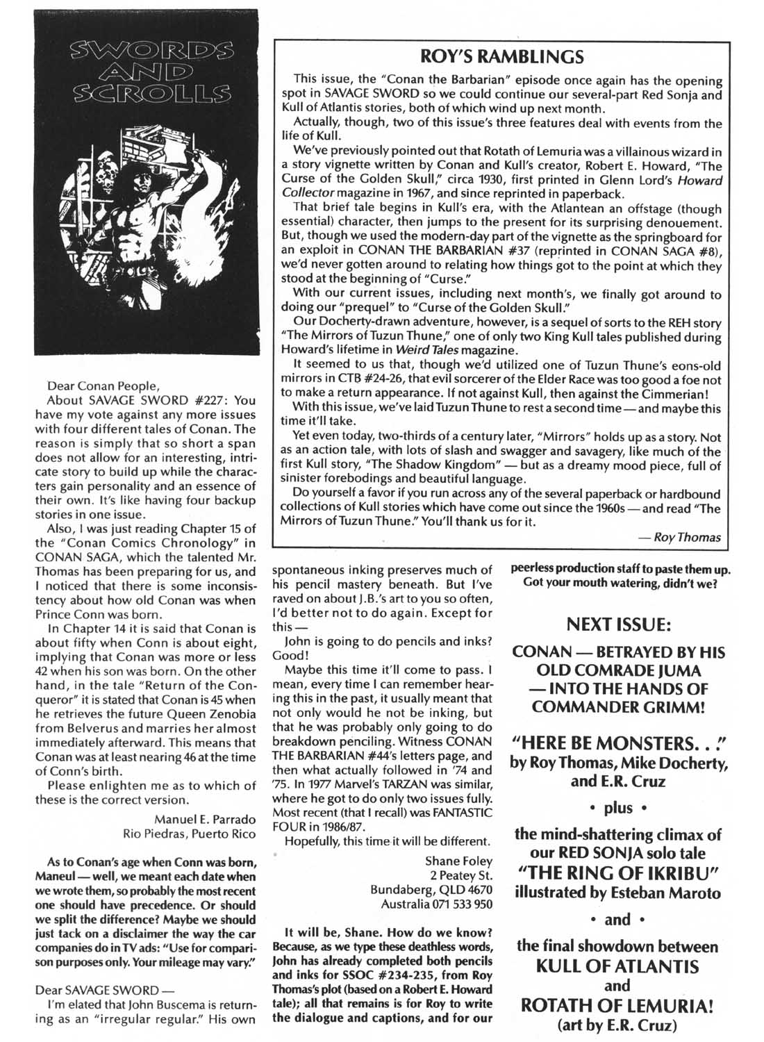 Read online The Savage Sword Of Conan comic -  Issue #232 - 52