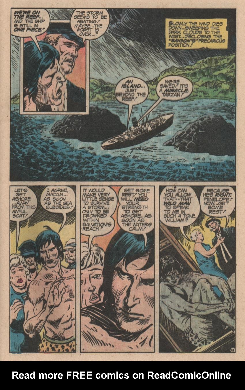 Read online Tarzan (1972) comic -  Issue #240 - 14