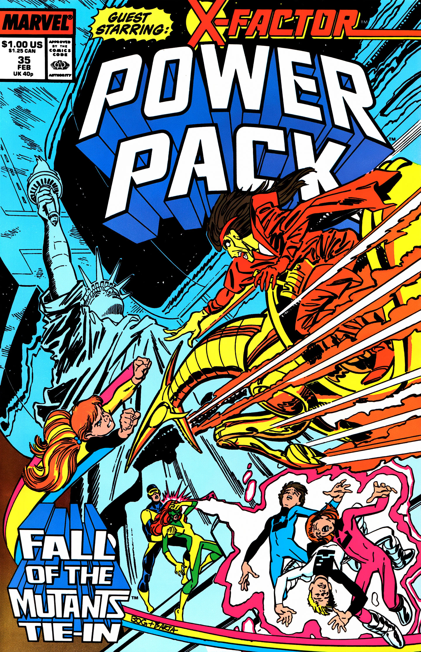 Read online Power Pack (1984) comic -  Issue #35 - 1