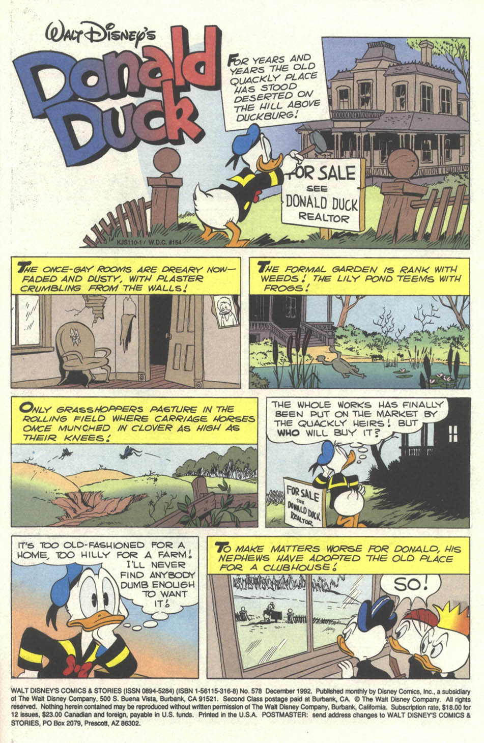 Read online Walt Disney's Comics and Stories comic -  Issue #578 - 2