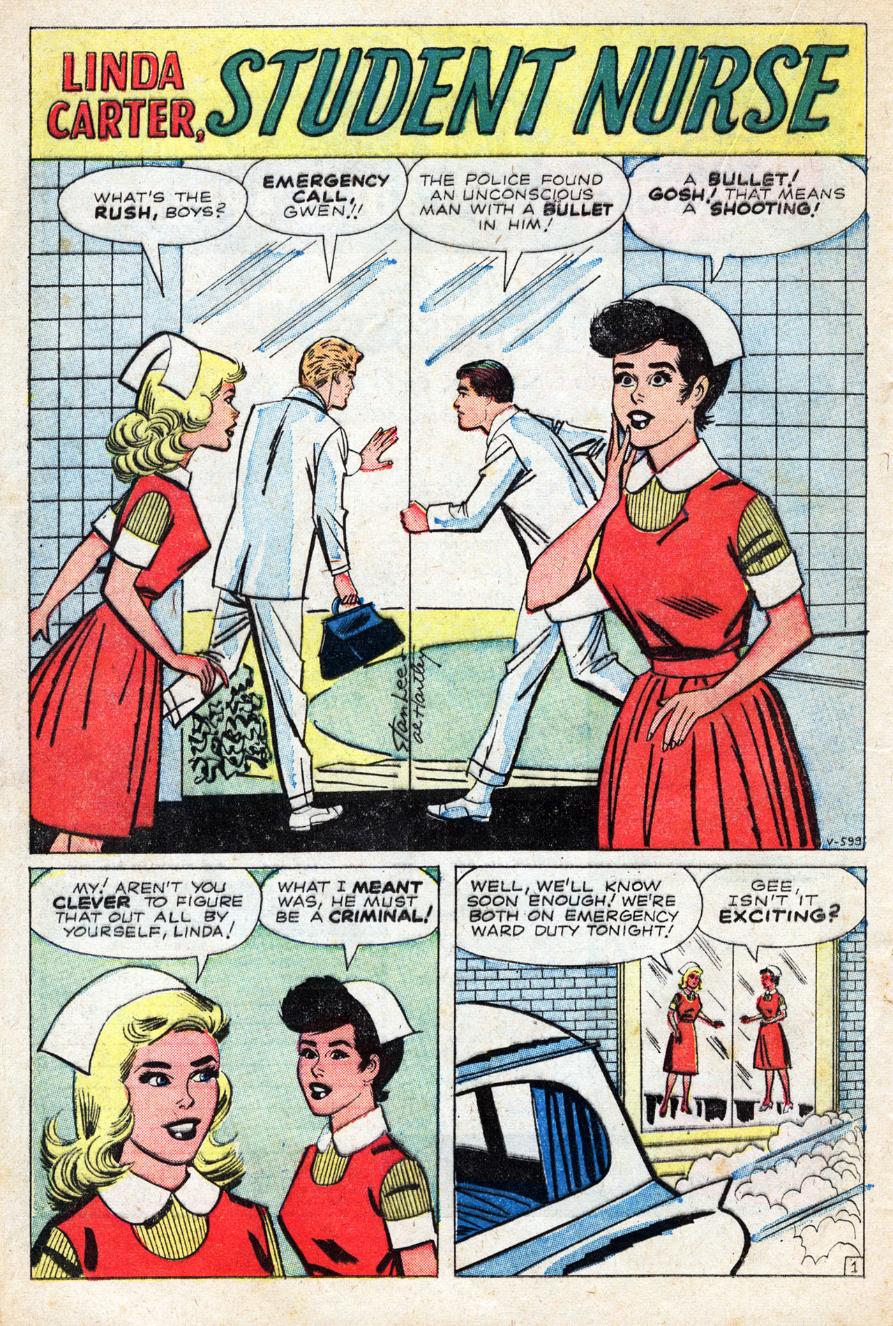 Read online Linda Carter, Student Nurse comic -  Issue #4 - 20