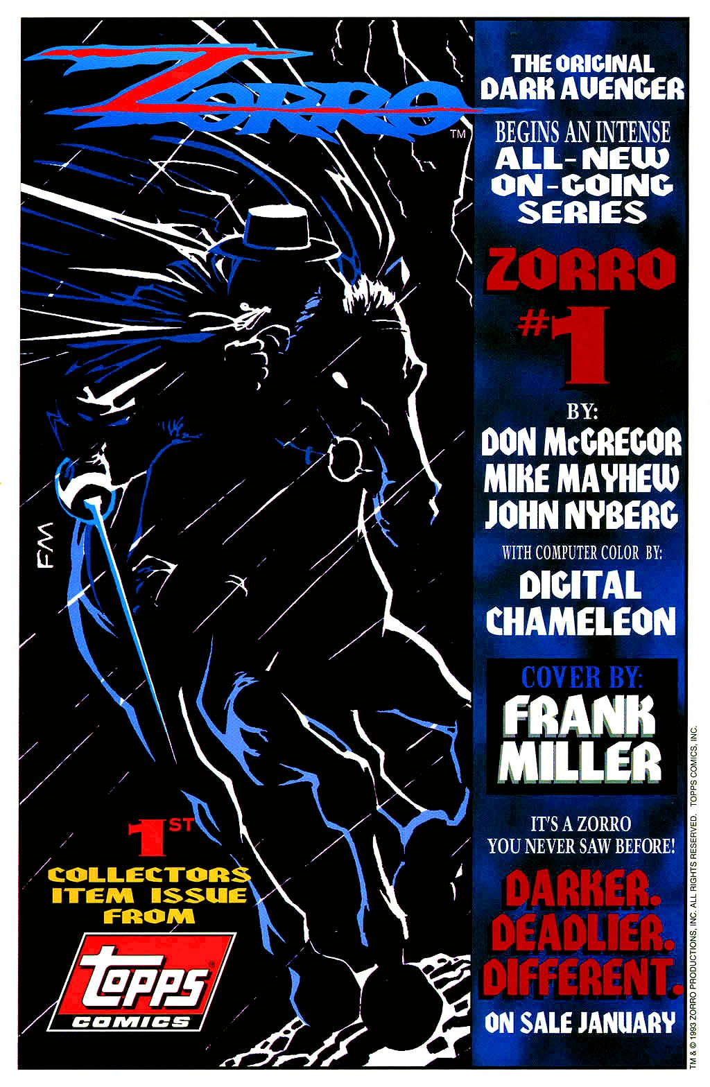 Read online Zorro (1993) comic -  Issue #0 - 17