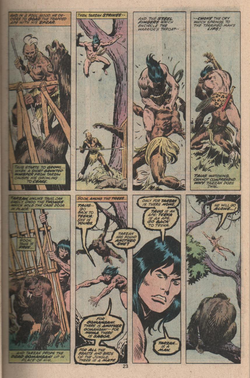 Read online Tarzan (1977) comic -  Issue # _Annual 1 - 18