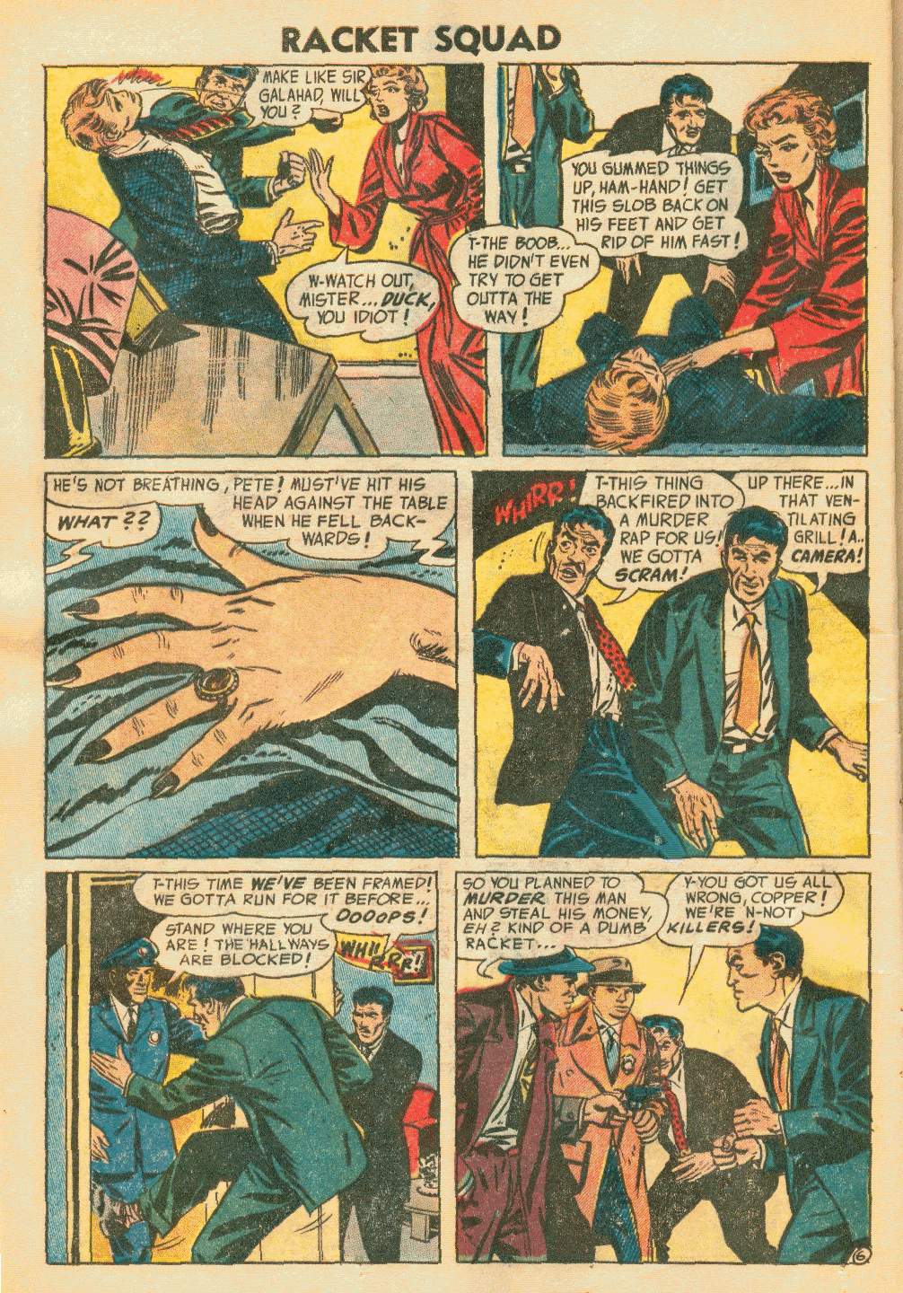 Read online Racket Squad in Action comic -  Issue #11 - 24