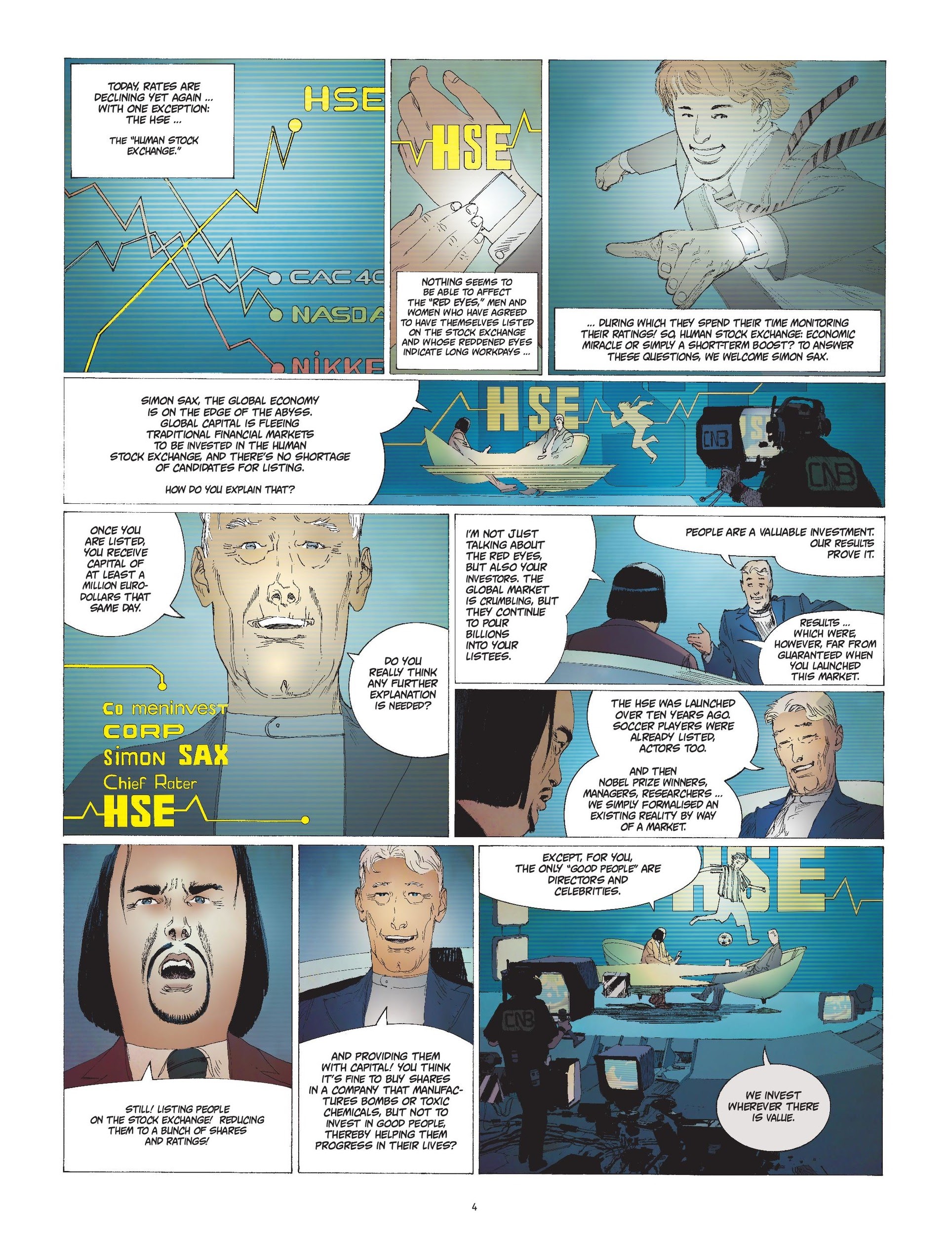 Read online HSE - Human Stock Exchange comic -  Issue #1 - 6