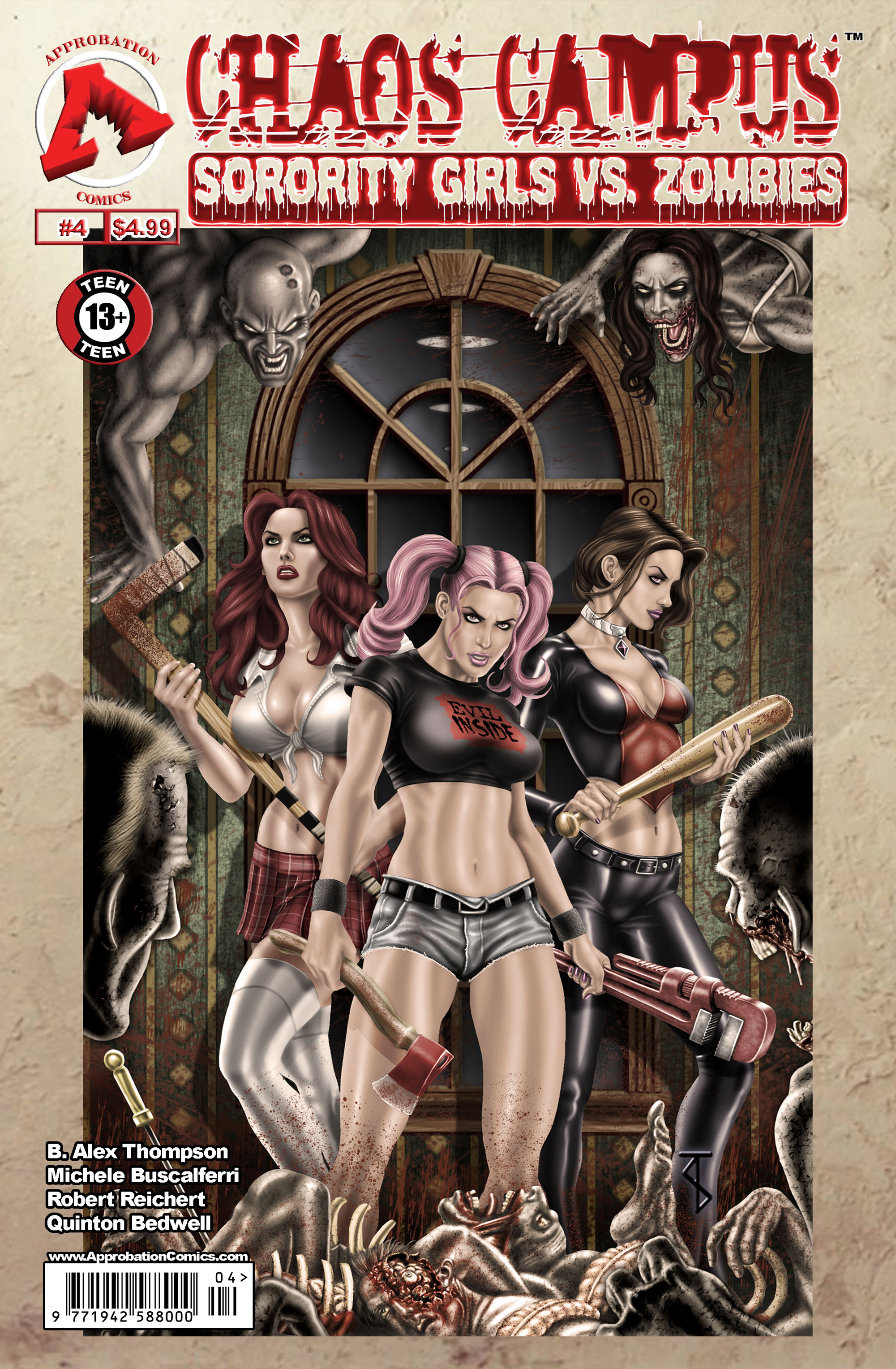 Read online Chaos Campus: Sorority Girls Vs. Zombies comic -  Issue #4 - 1