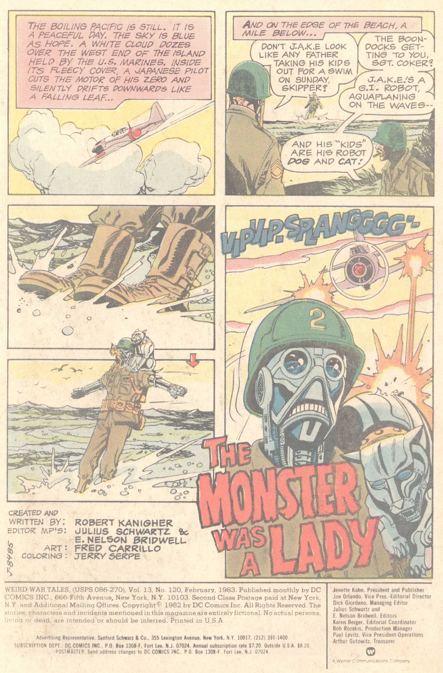 Read online Weird War Tales (1971) comic -  Issue #120 - 3
