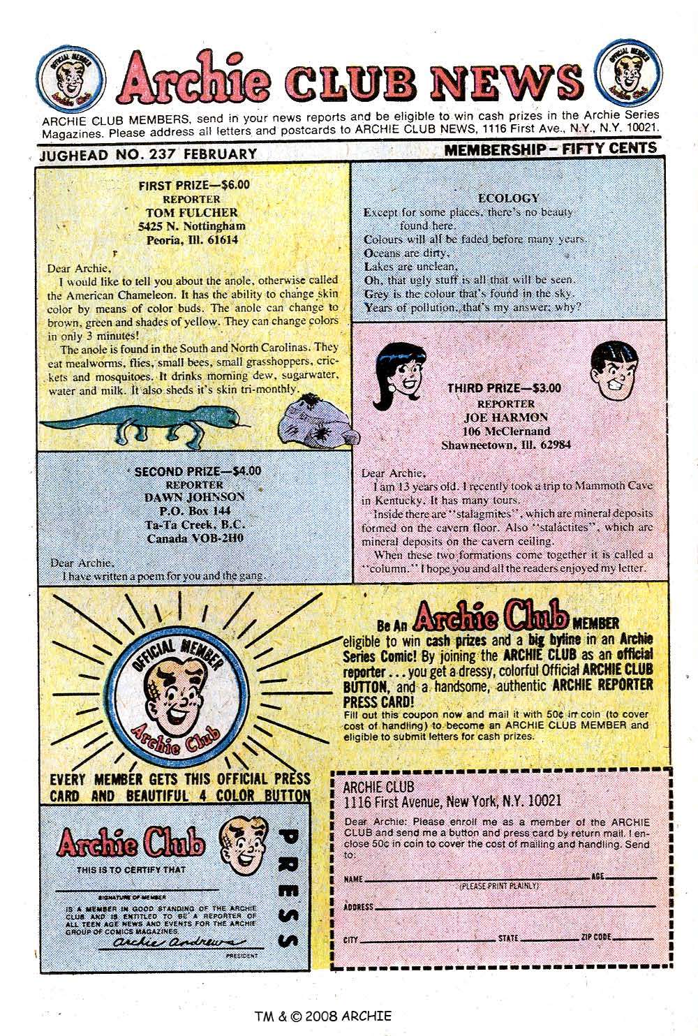 Read online Jughead (1965) comic -  Issue #237 - 26