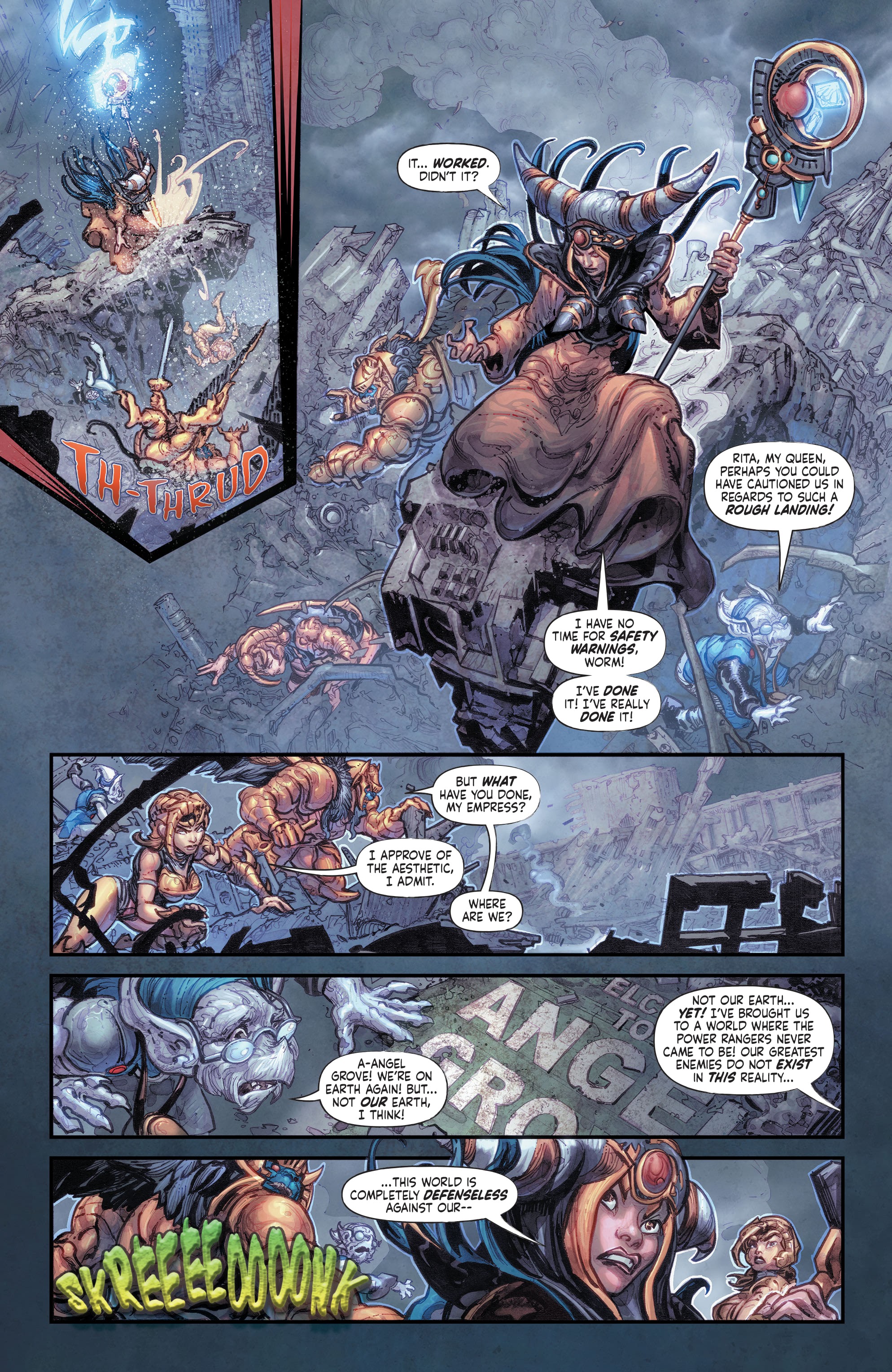 Read online Godzilla vs. The Mighty Morphin Power Rangers comic -  Issue #1 - 7