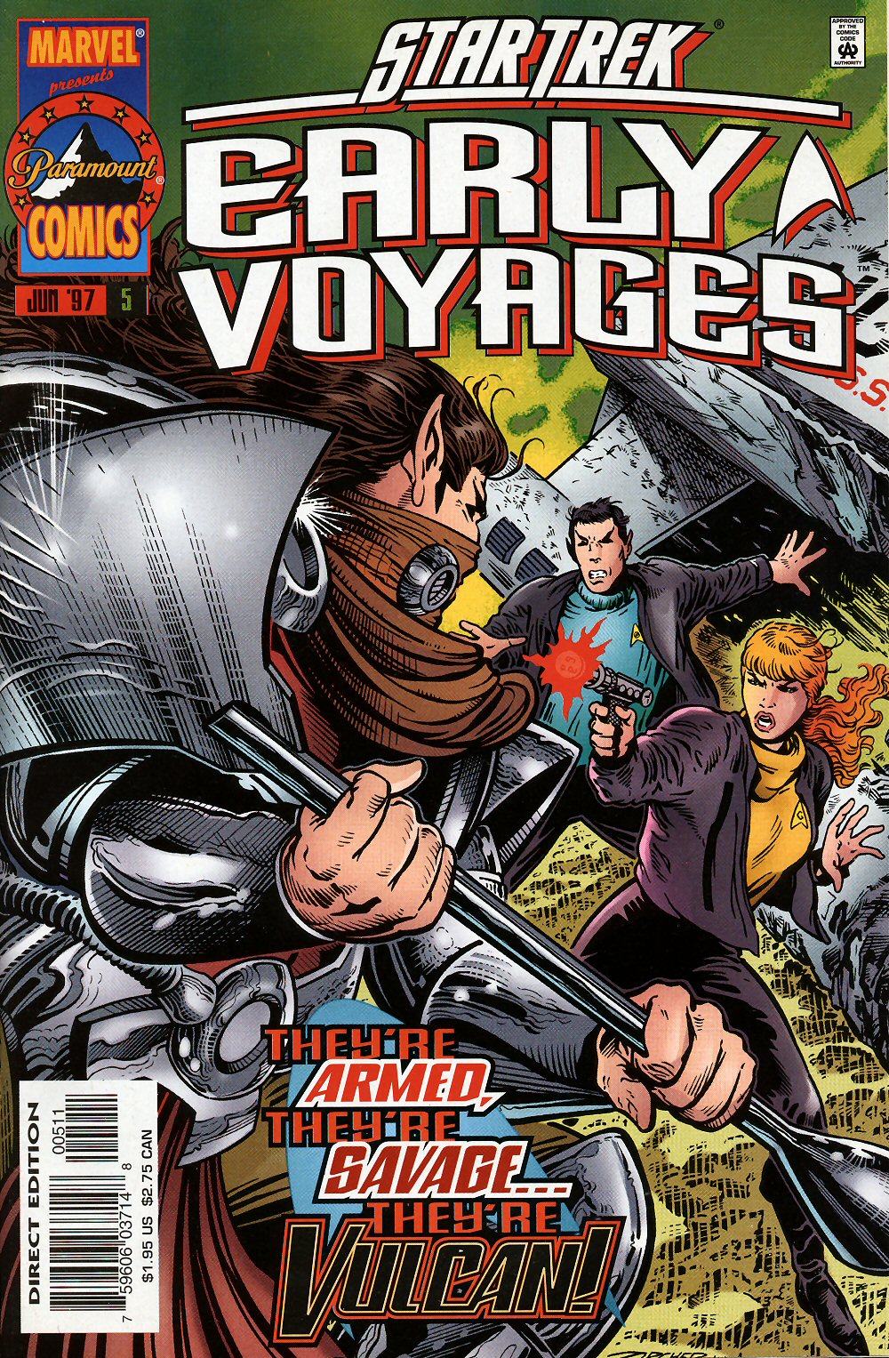 Read online Star Trek: Early Voyages comic -  Issue #5 - 1