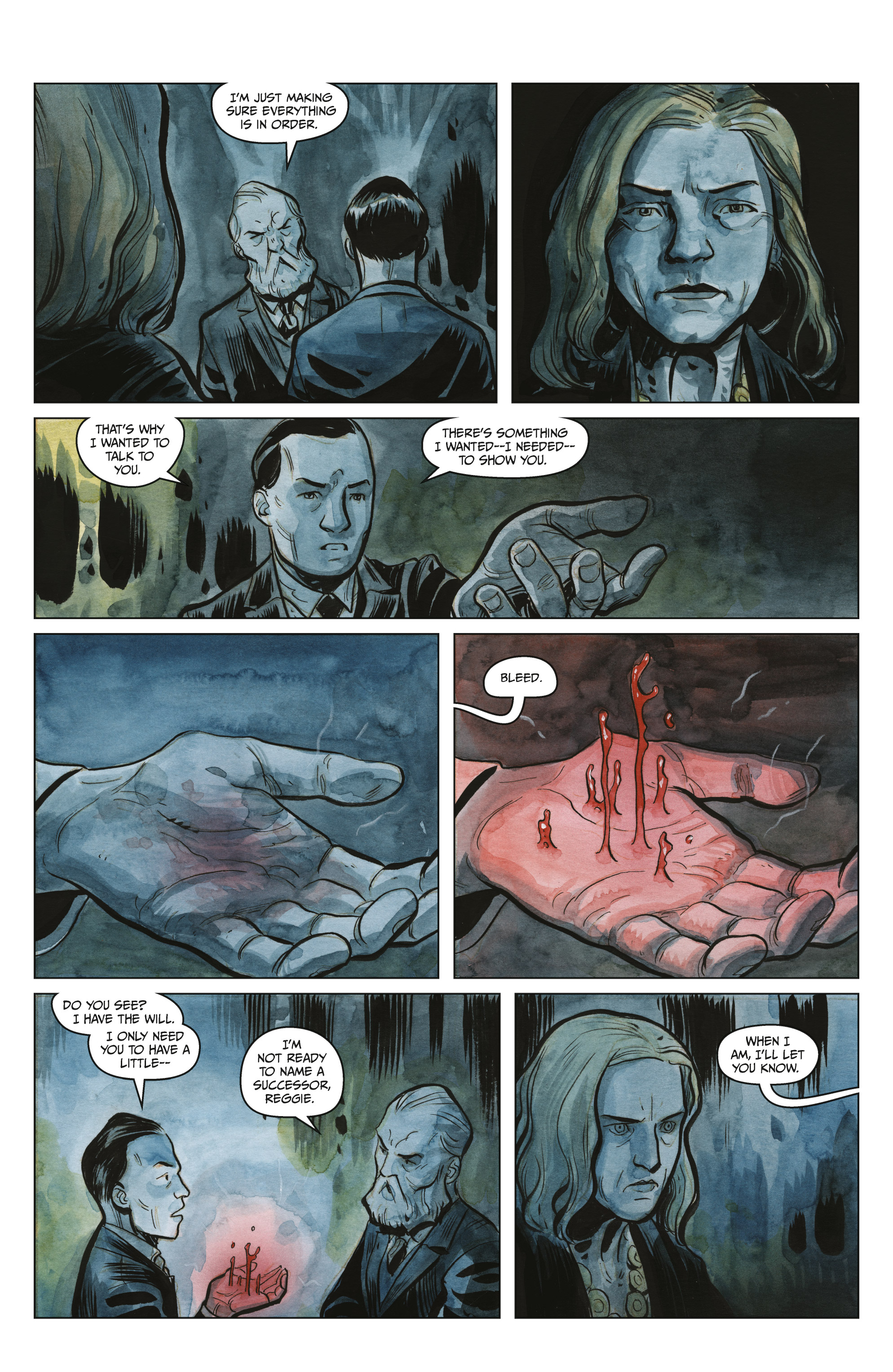 Read online Manor Black comic -  Issue #1 - 16