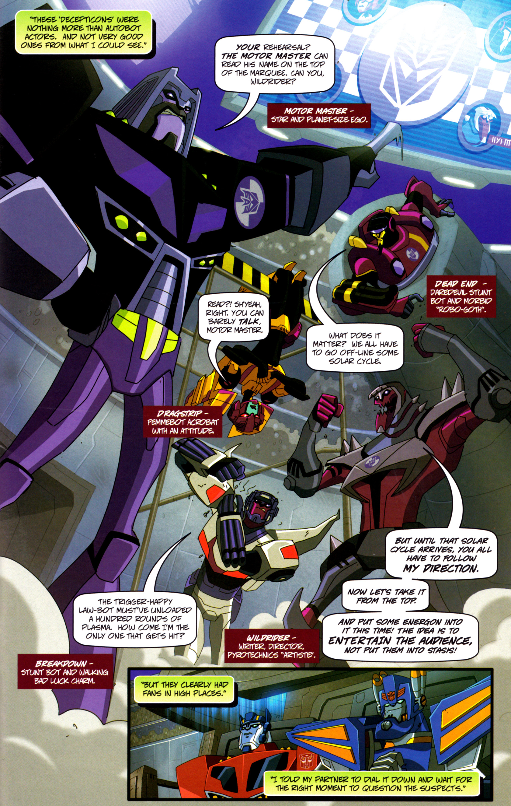 Read online Transformers: Timelines comic -  Issue #6 - 11