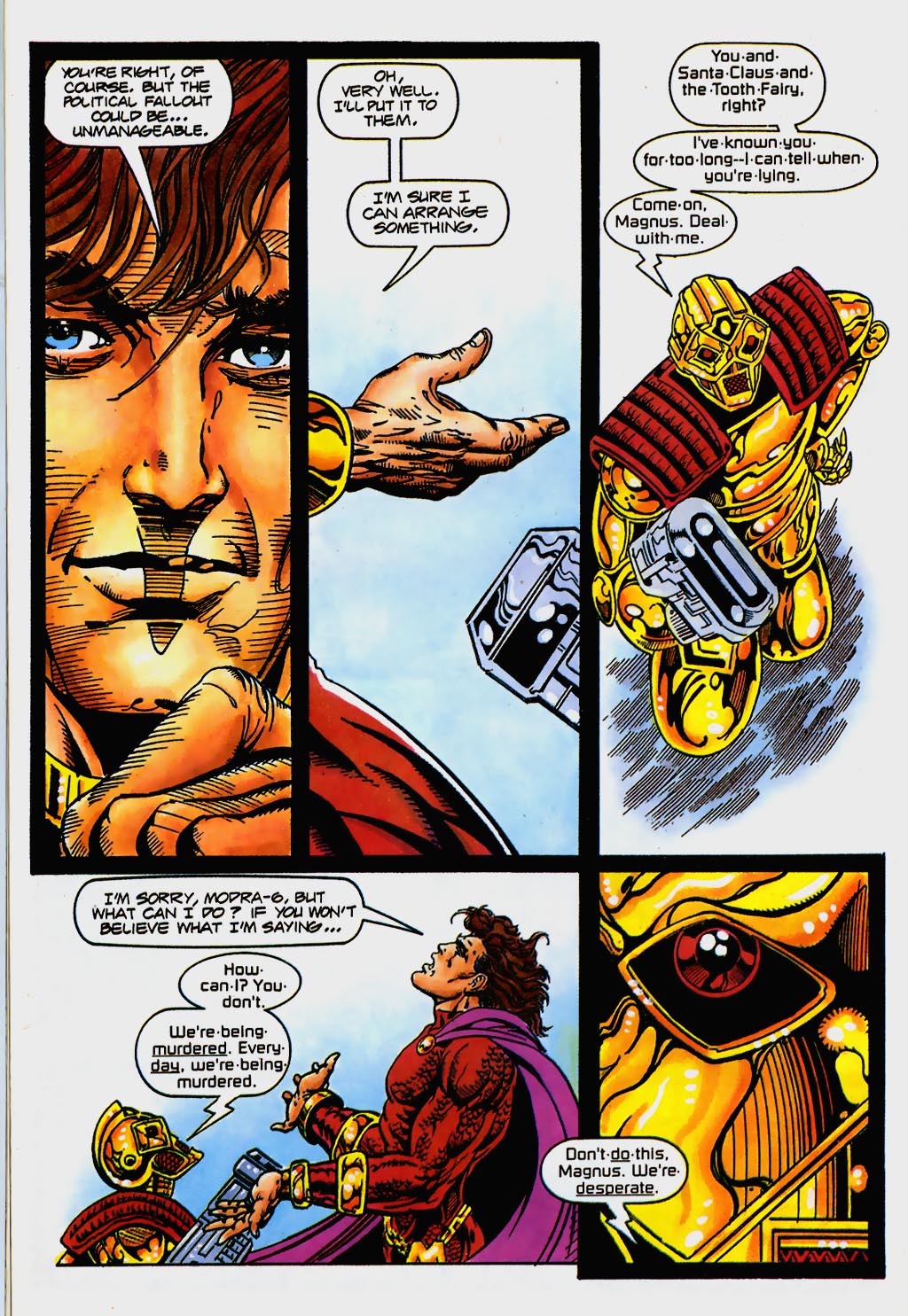 Read online Magnus Robot Fighter (1991) comic -  Issue #47 - 16
