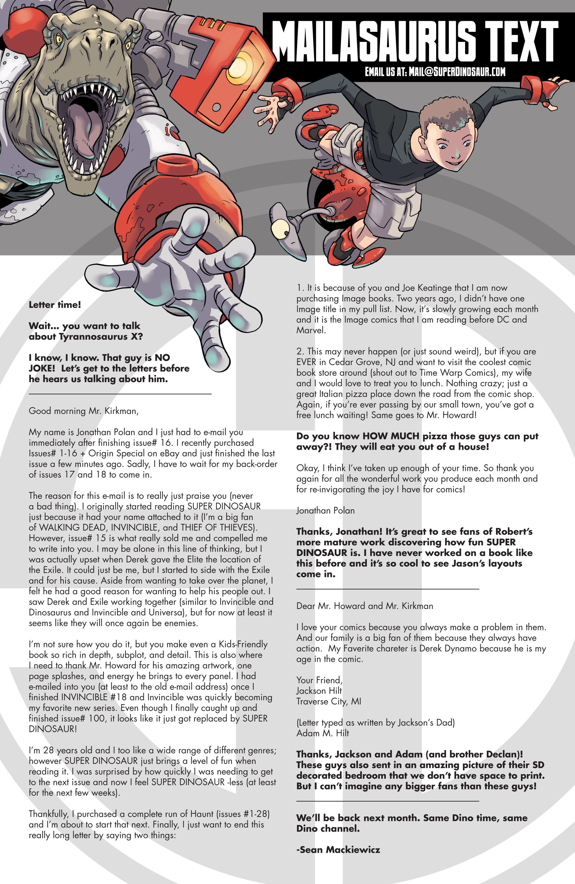 Read online Super Dinosaur (2011) comic -  Issue #19 - 23