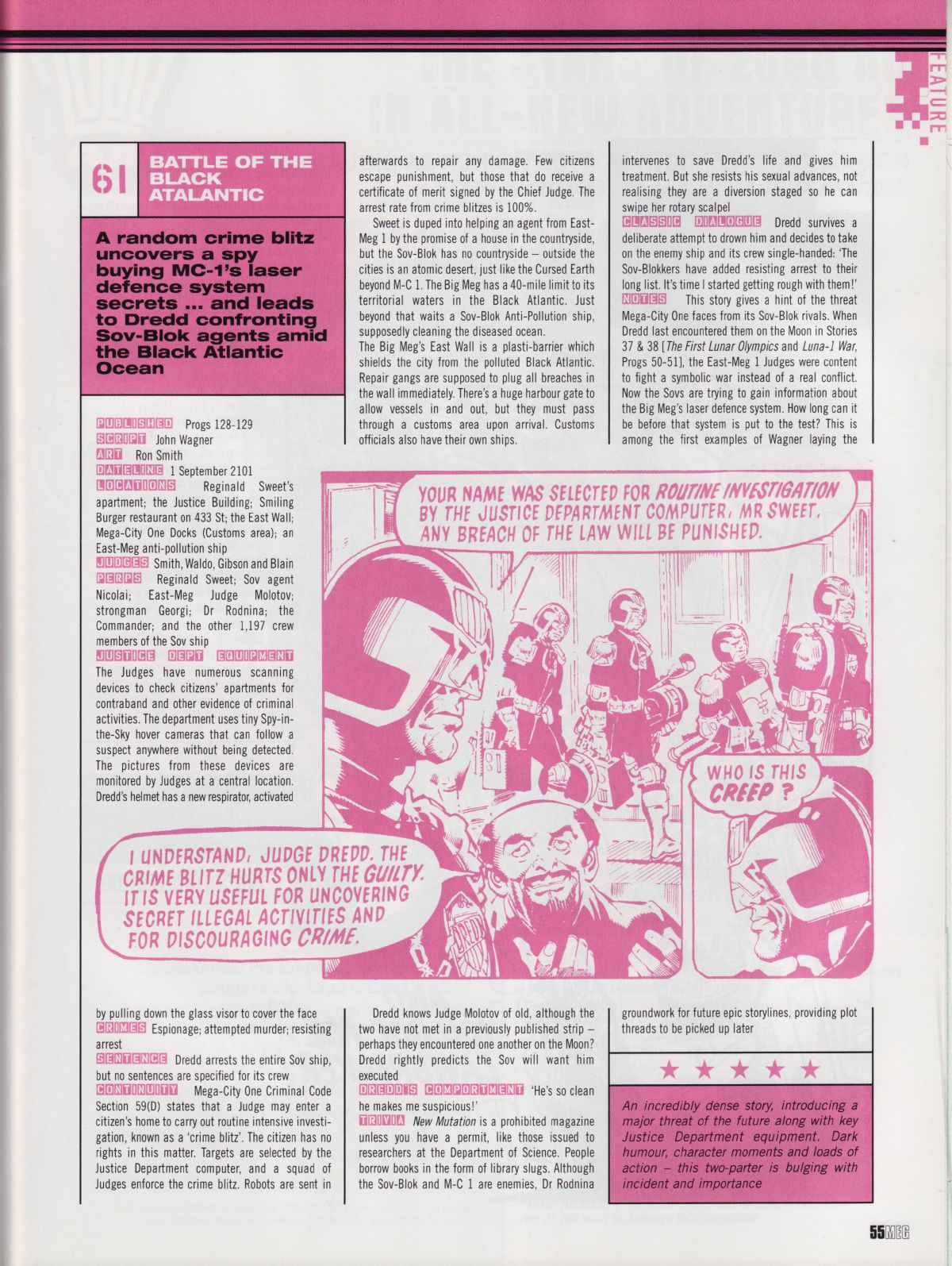 Read online Judge Dredd Megazine (Vol. 5) comic -  Issue #223 - 55