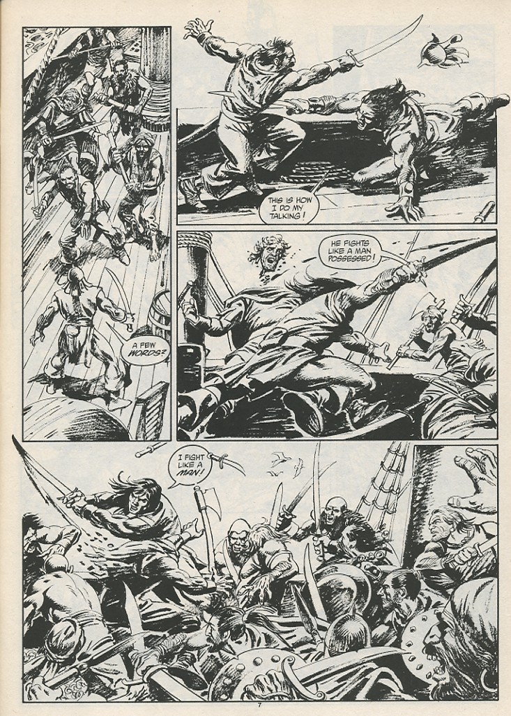 Read online The Savage Sword Of Conan comic -  Issue #189 - 9