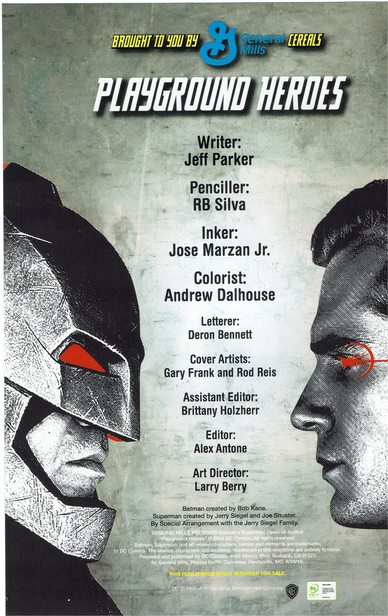 Read online General Mills Presents Batman v Superman: Dawn of Justice comic -  Issue #1 - 2