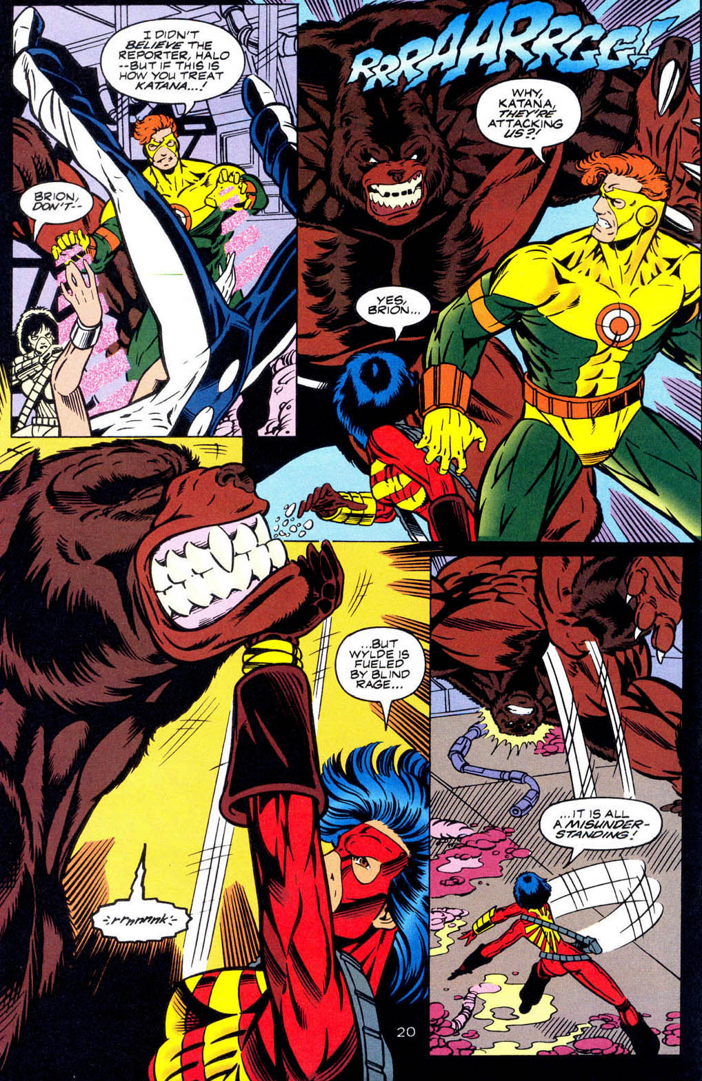 Read online Outsiders (1993) comic -  Issue #12 - 21