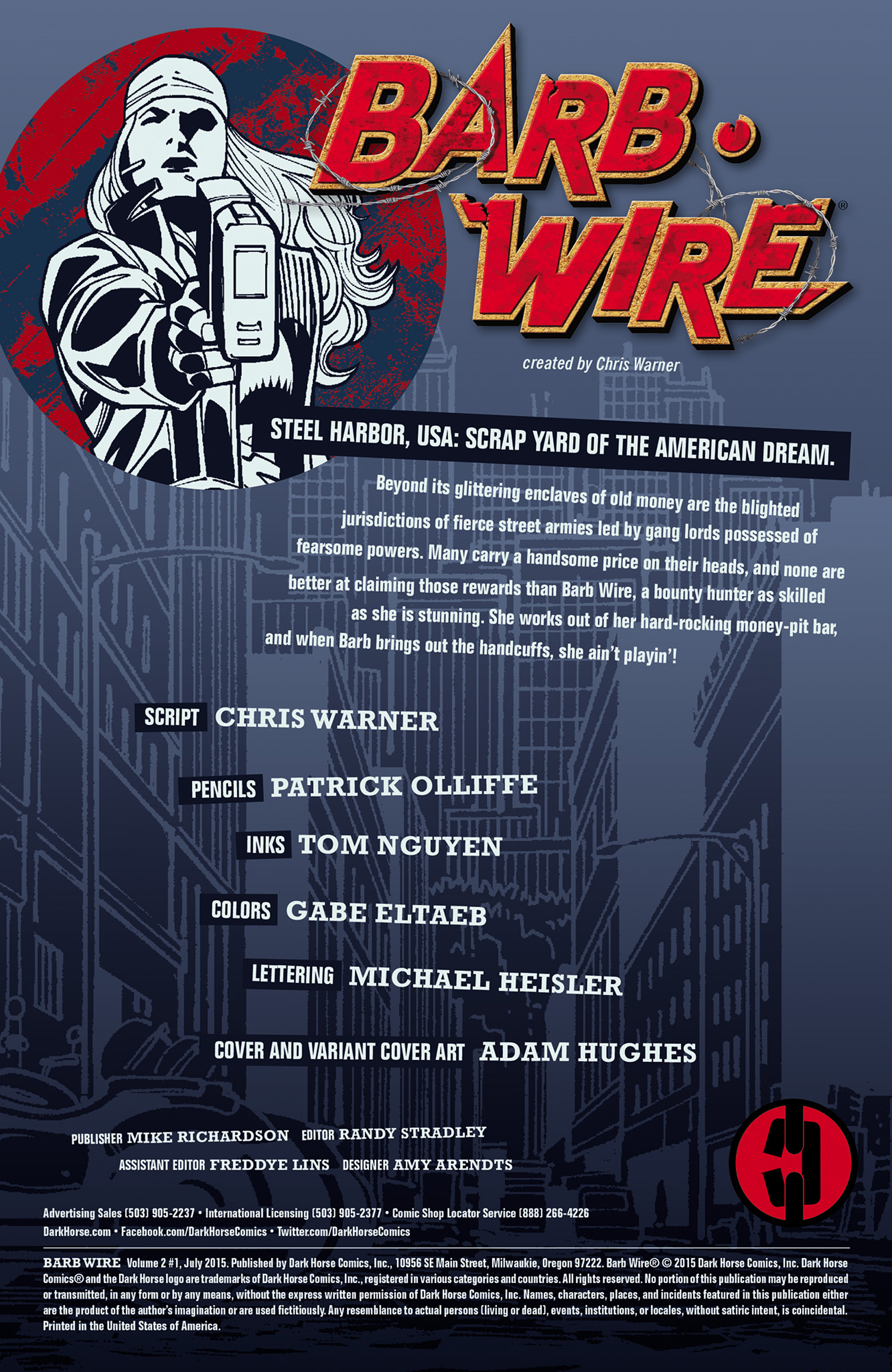 Read online Barb Wire (2015) comic -  Issue #1 - 2