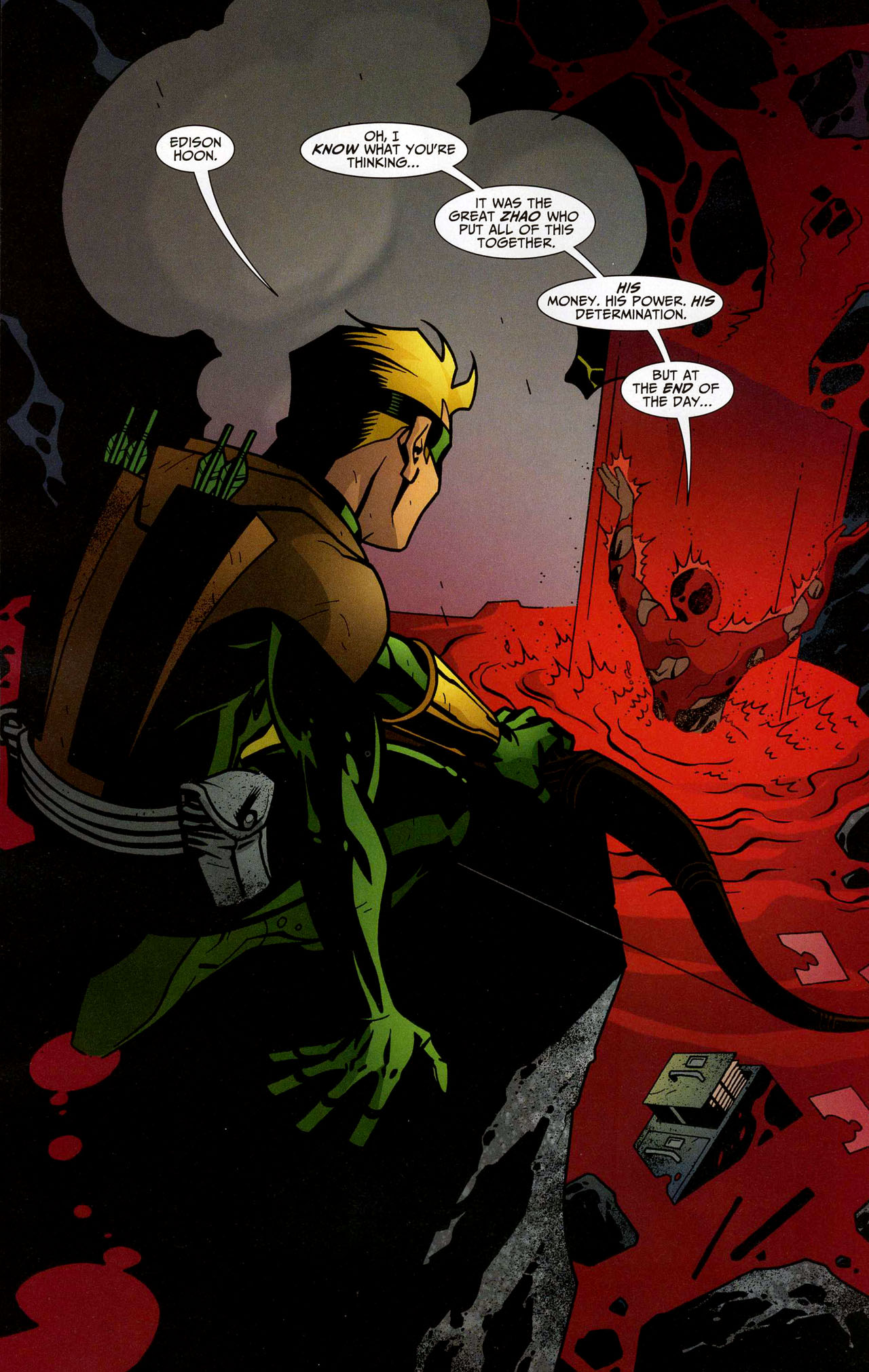 Read online Connor Hawke:  Dragon's Blood comic -  Issue #6 - 10