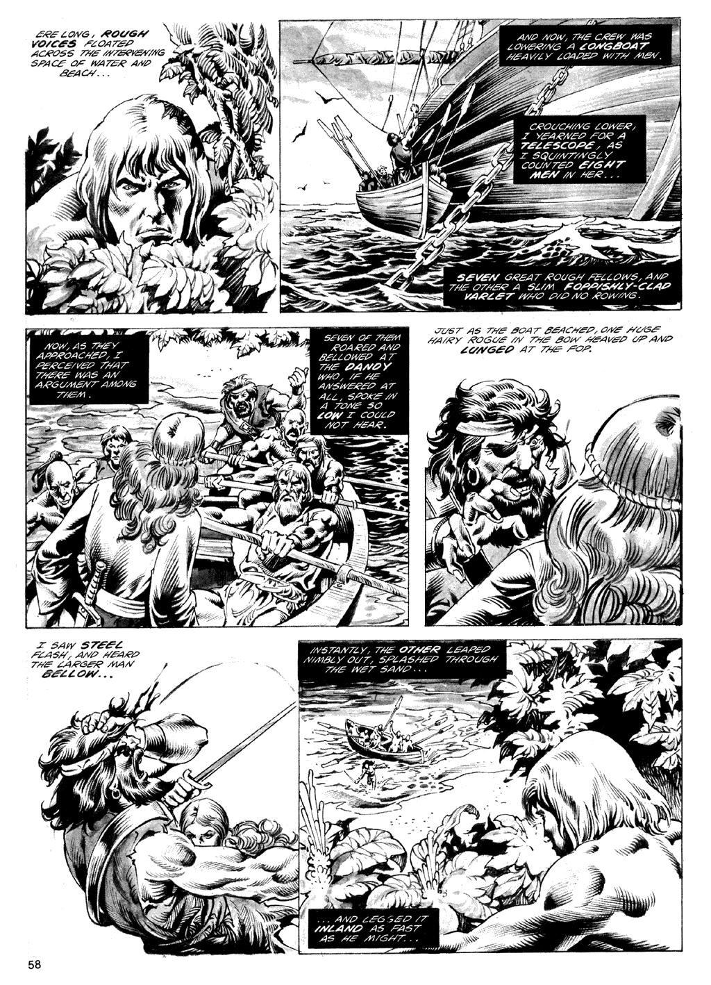 Read online The Savage Sword Of Conan comic -  Issue #73 - 58