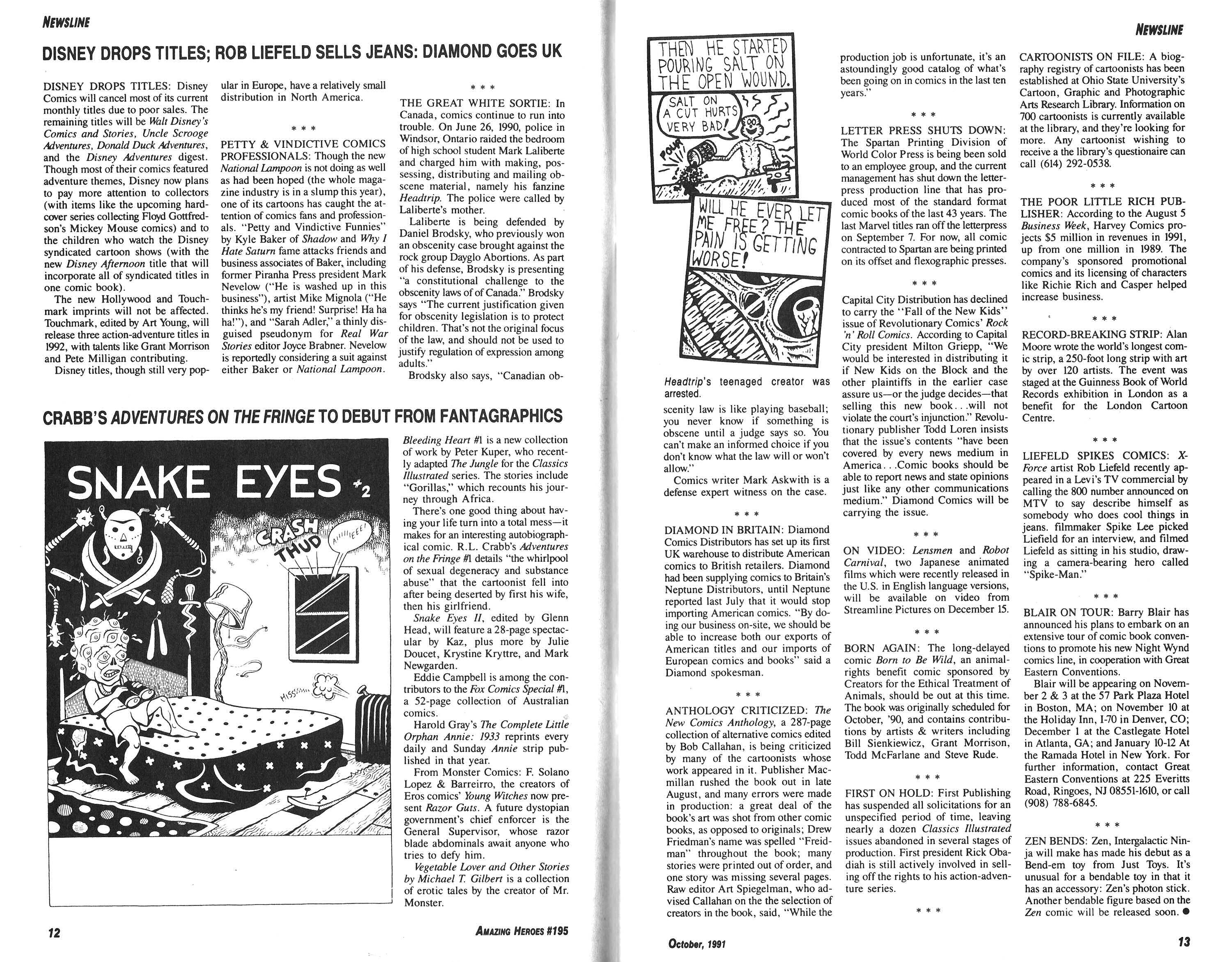 Read online Amazing Heroes comic -  Issue #195 - 7