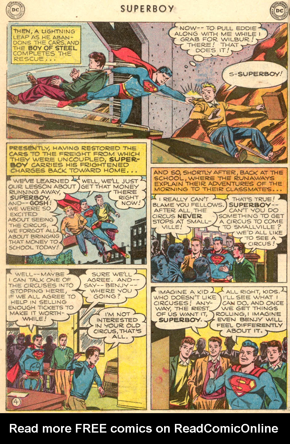 Read online Superboy (1949) comic -  Issue #16 - 17