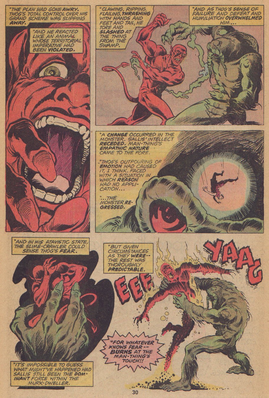 Read online Man-Thing (1974) comic -  Issue #22 - 19