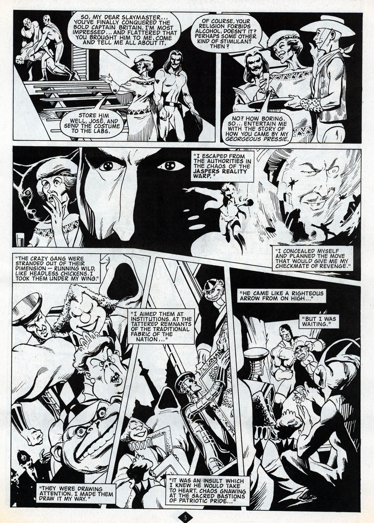 Read online Captain Britain (1985) comic -  Issue #3 - 5