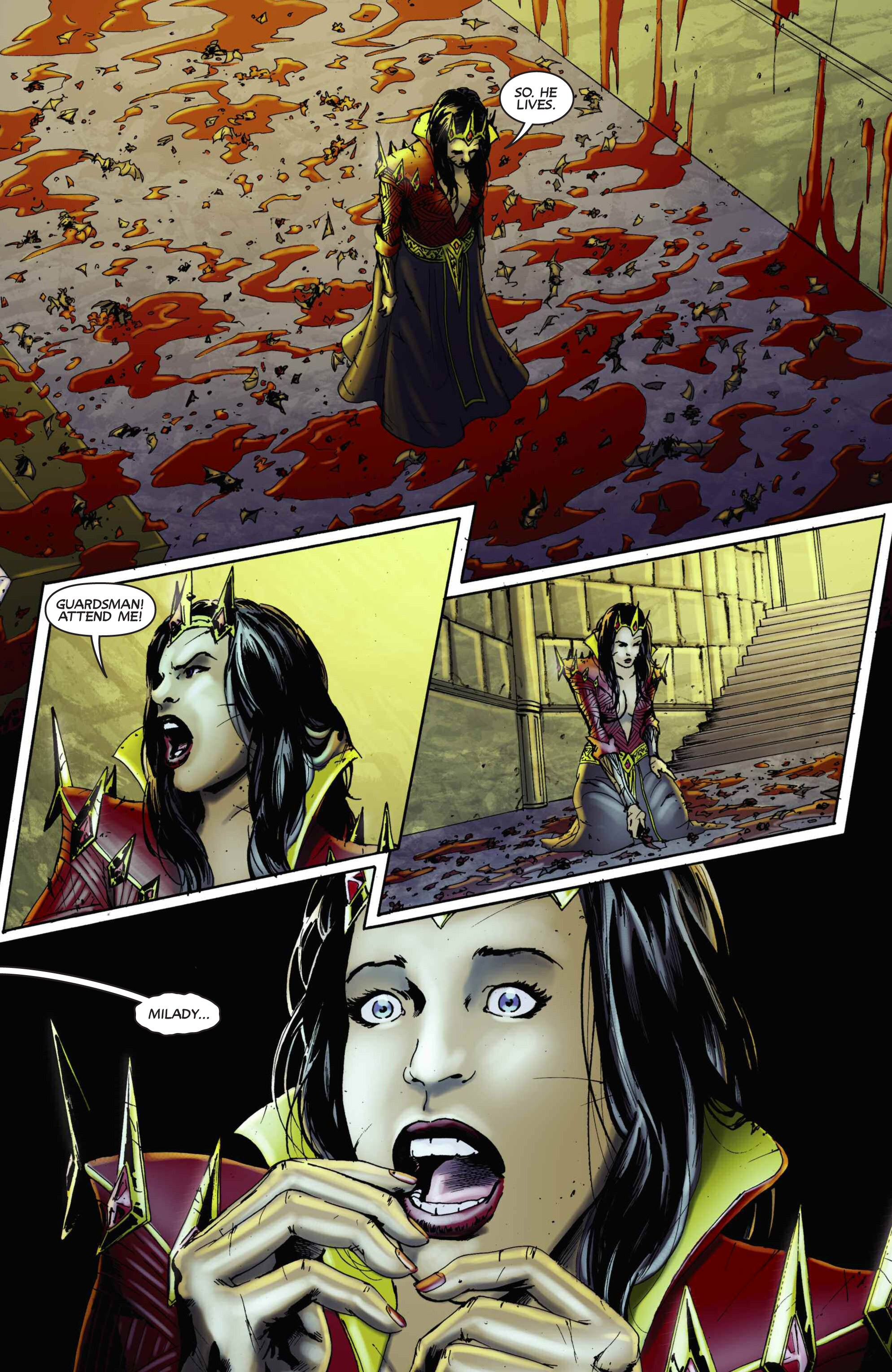 Read online Blood Queen Vs. Dracula comic -  Issue #3 - 7