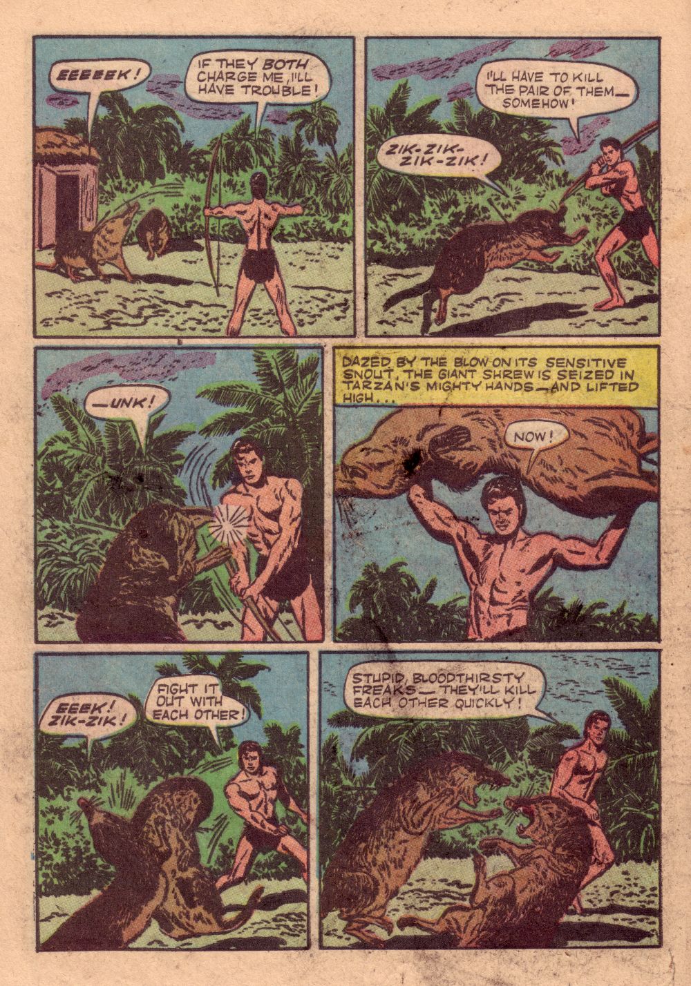 Read online Tarzan (1948) comic -  Issue #22 - 16