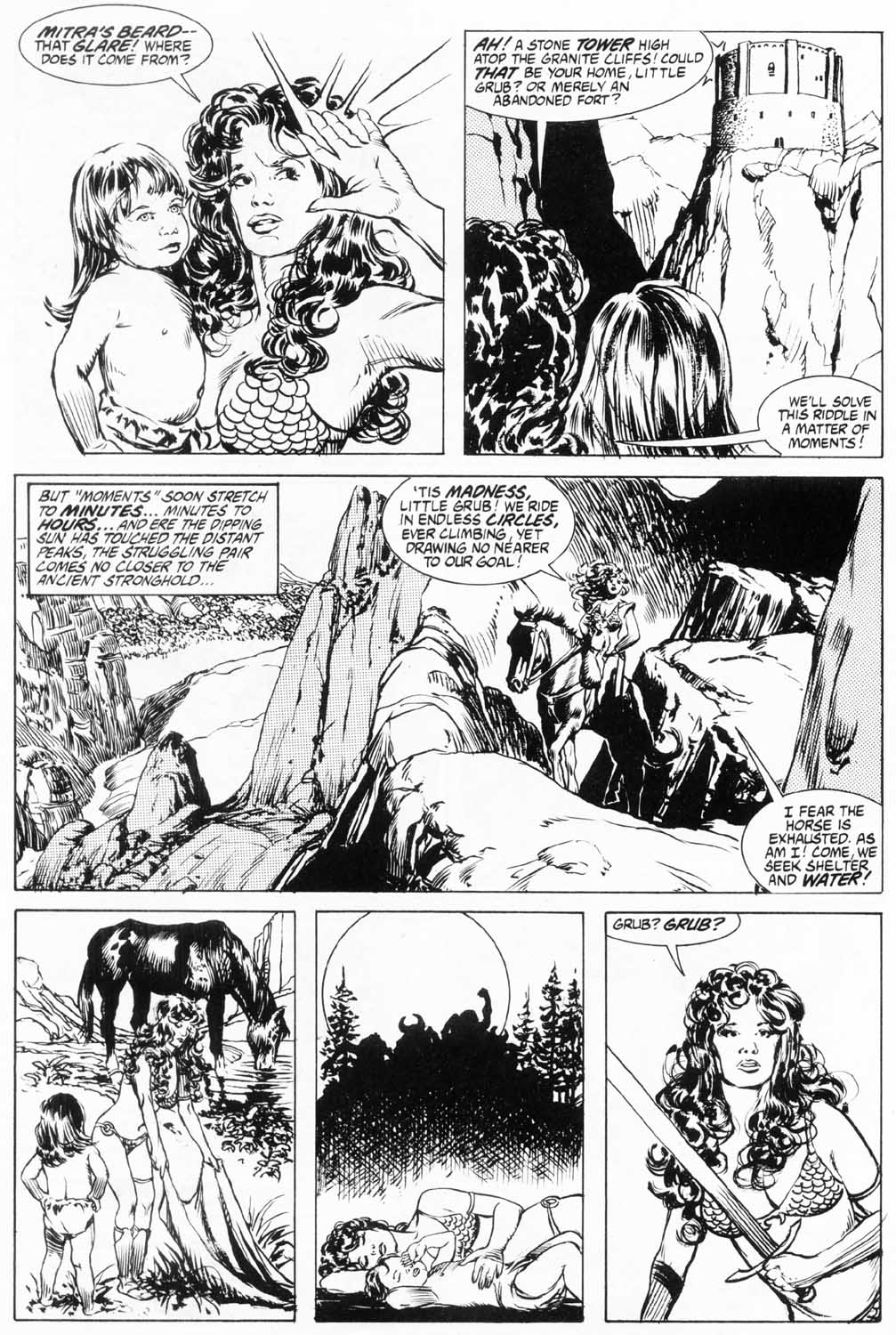 Read online The Savage Sword Of Conan comic -  Issue #157 - 57