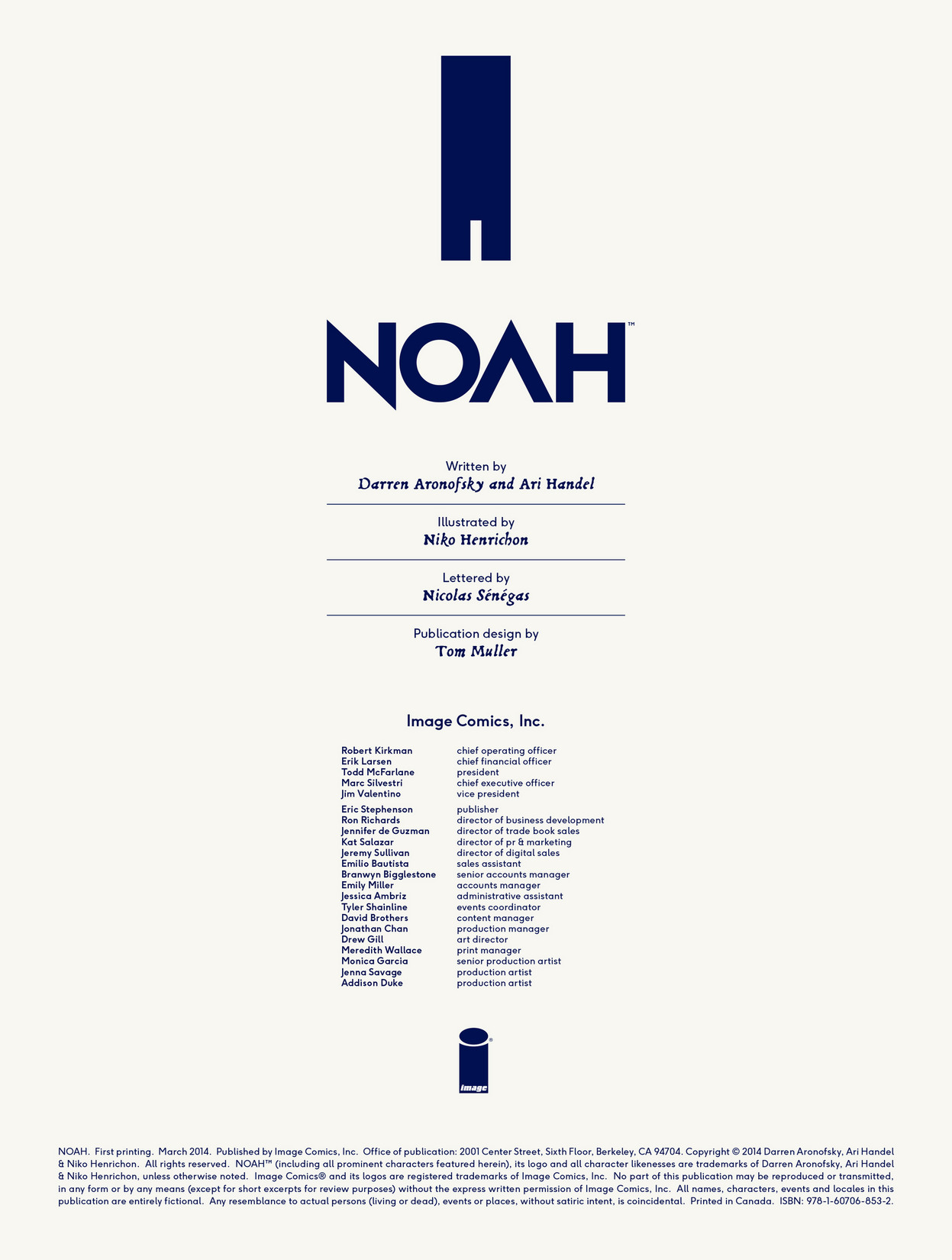 Read online Noah comic -  Issue # TPB (Part 1) - 4