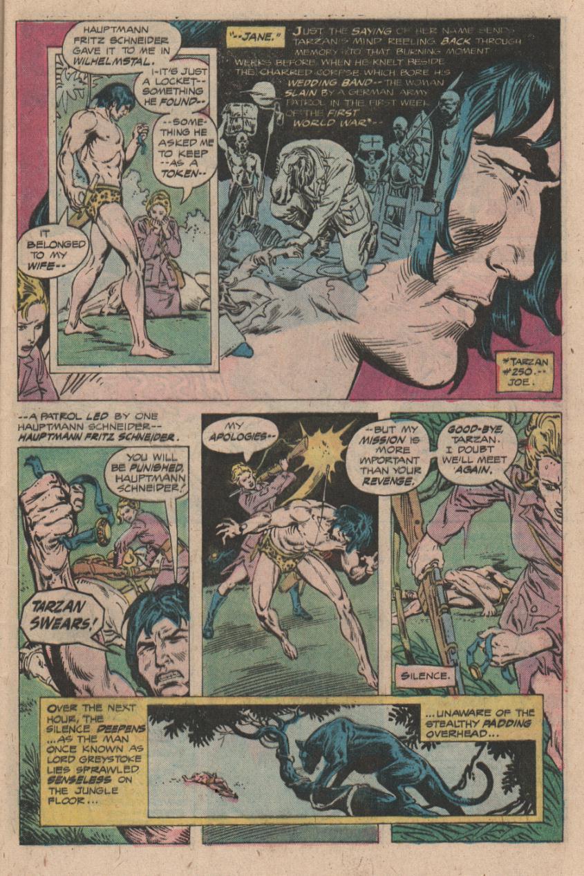 Read online Tarzan (1972) comic -  Issue #252 - 6