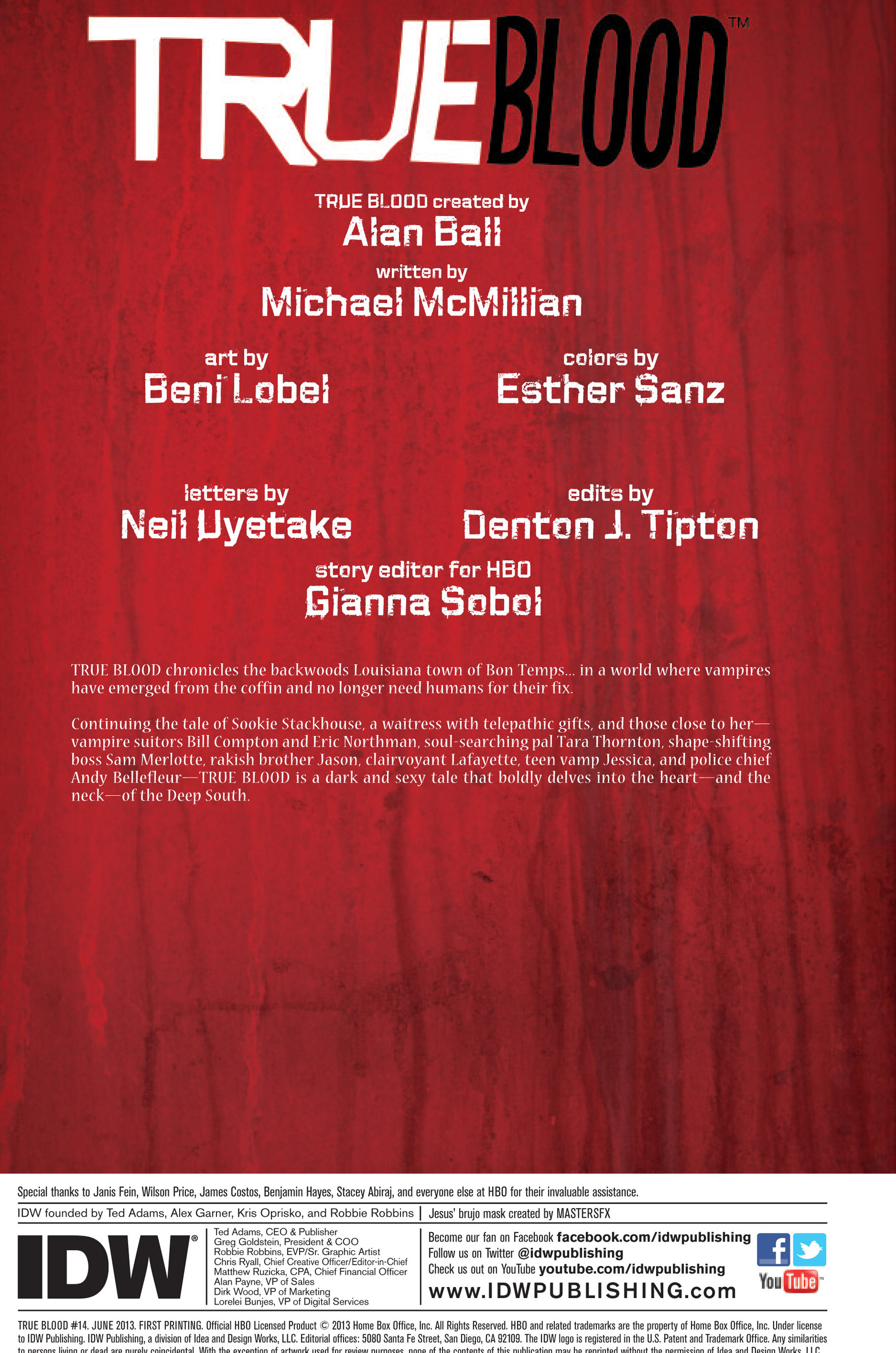 Read online True Blood (2012) comic -  Issue #14 - 3