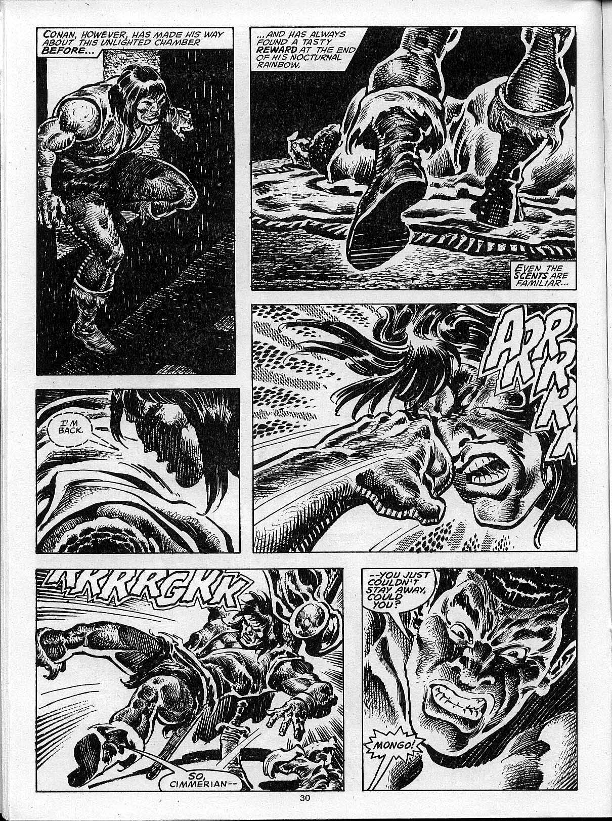 Read online The Savage Sword Of Conan comic -  Issue #203 - 32