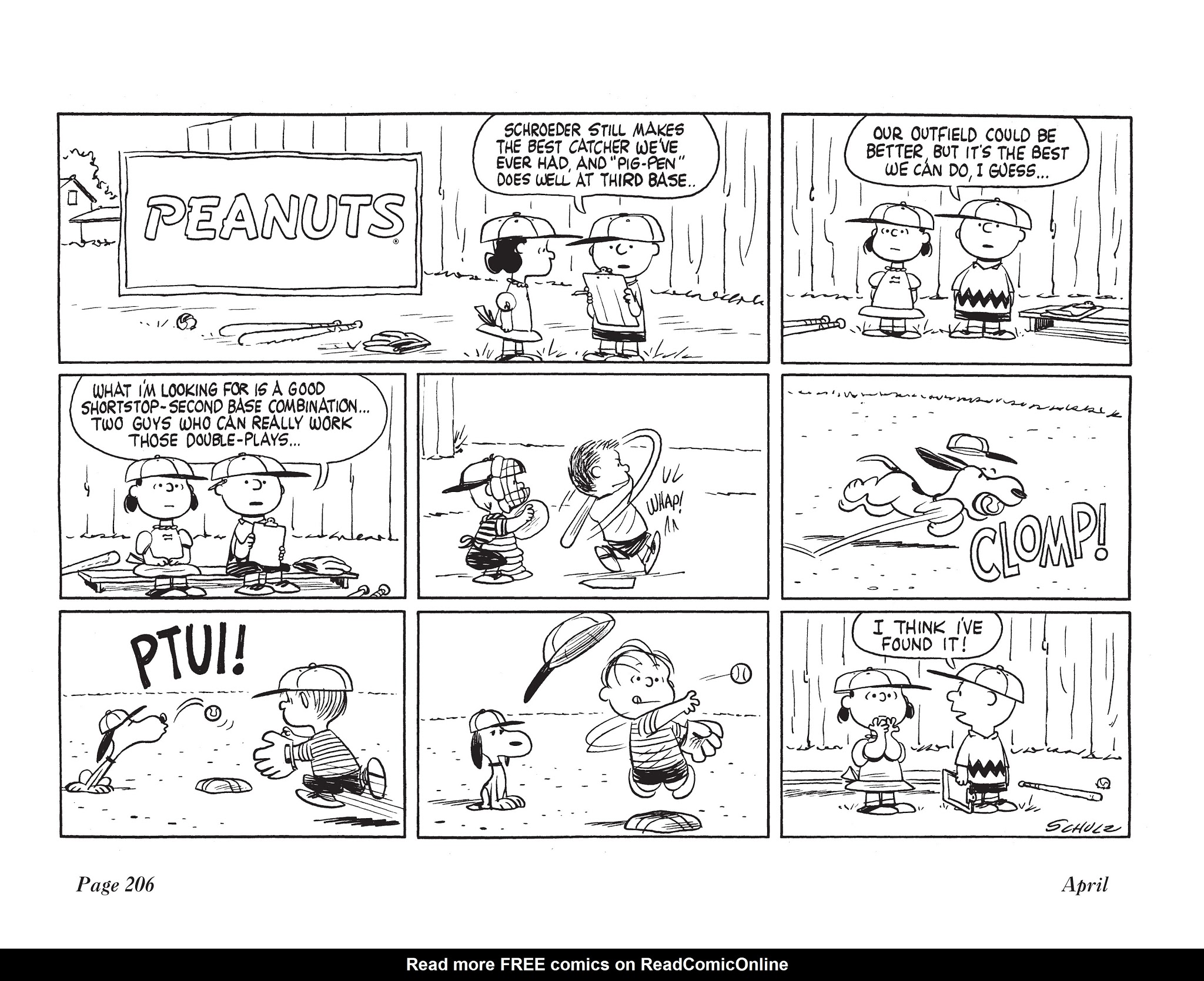 Read online The Complete Peanuts comic -  Issue # TPB 5 - 222