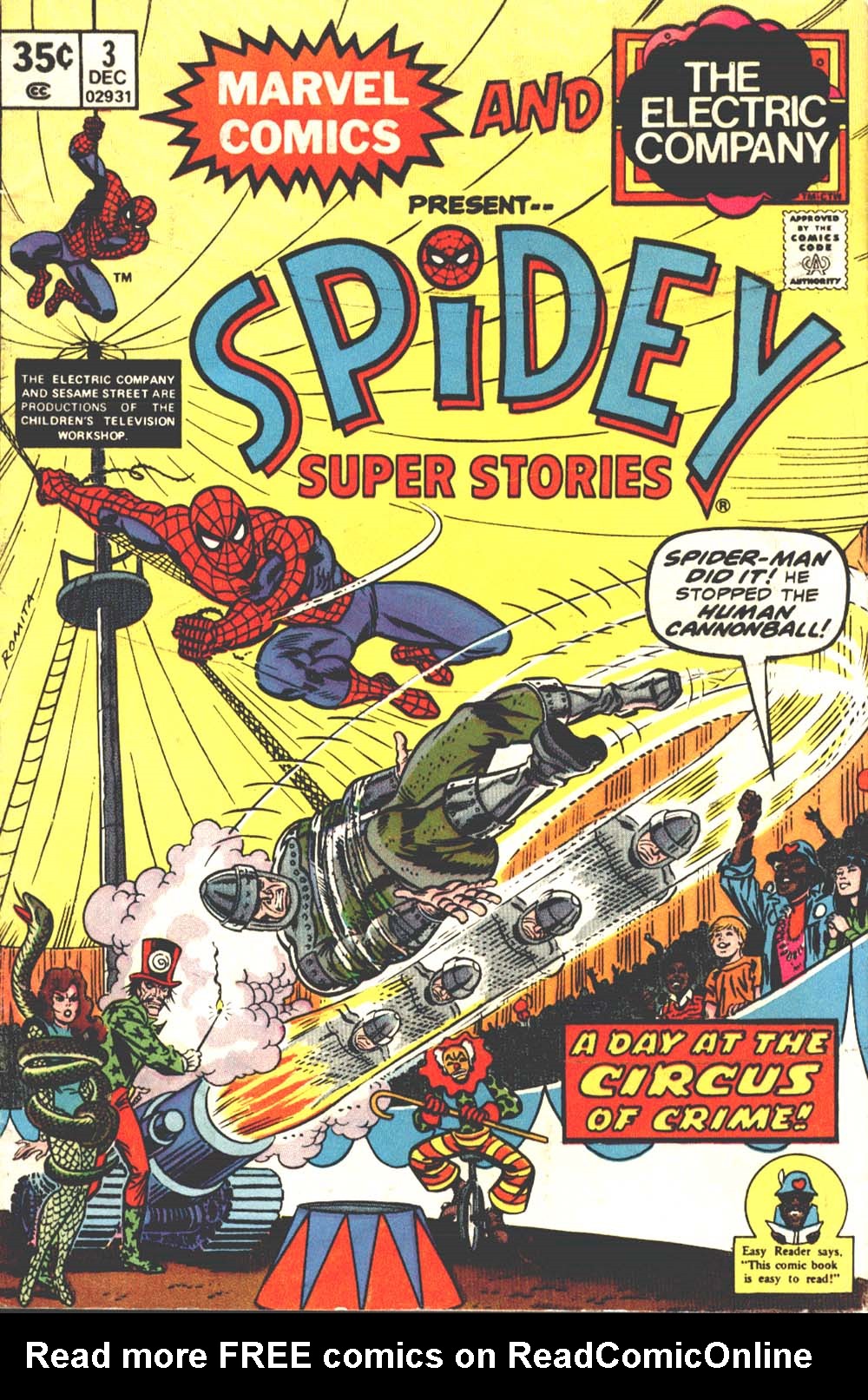 Read online Spidey Super Stories comic -  Issue #3 - 1