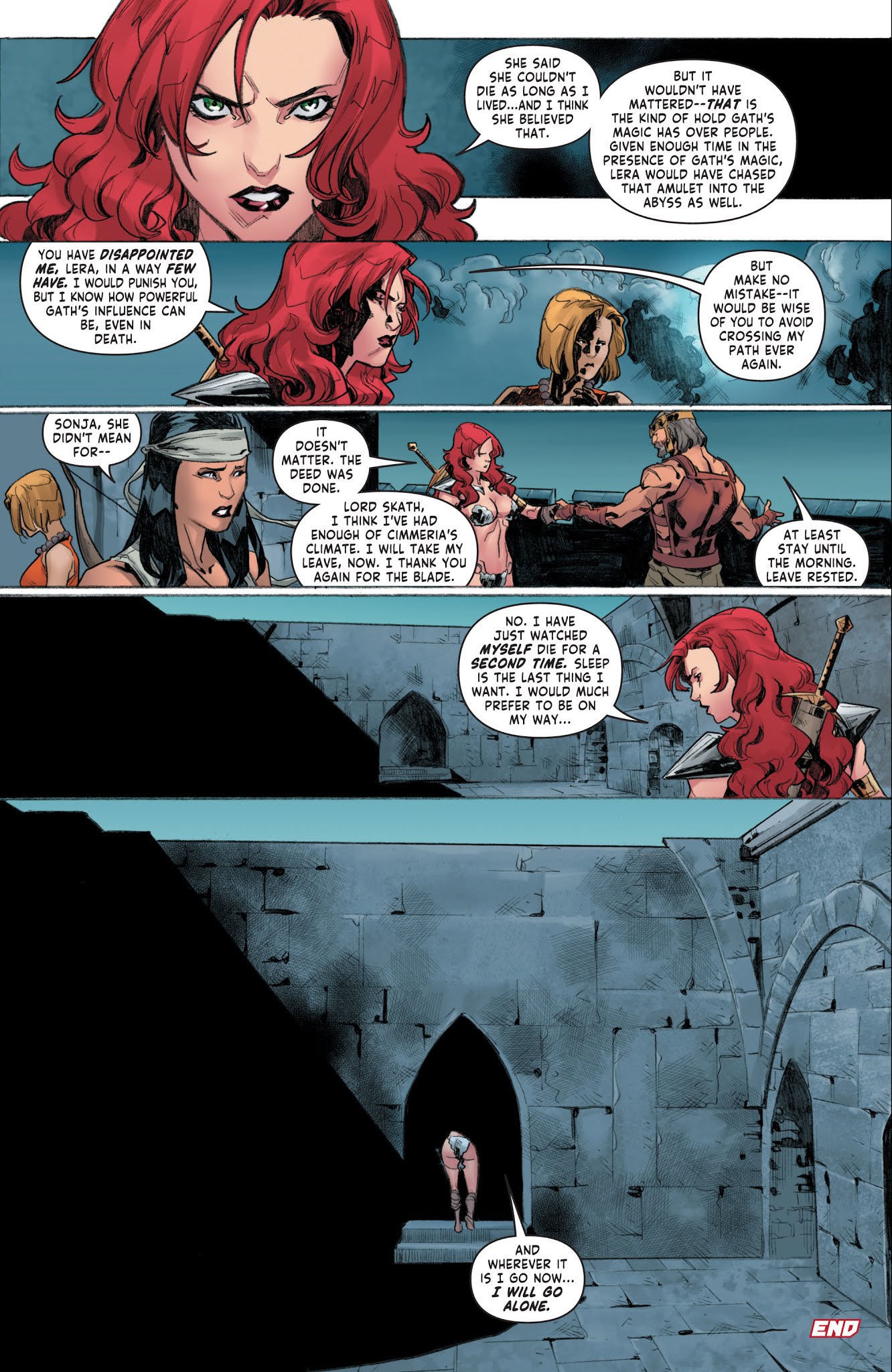 Read online Red Sonja Vol. 4 comic -  Issue #21 - 26
