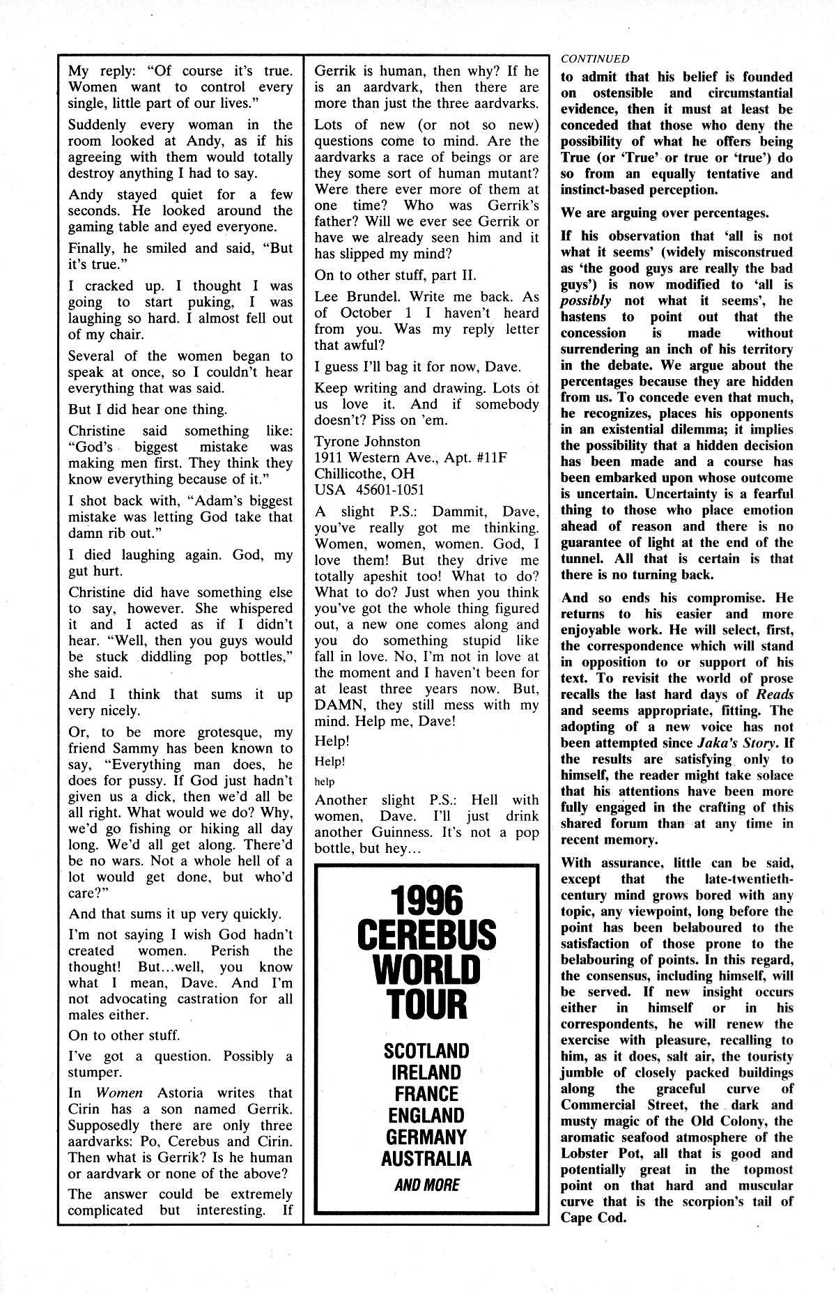 Read online Cerebus comic -  Issue #189 - 28